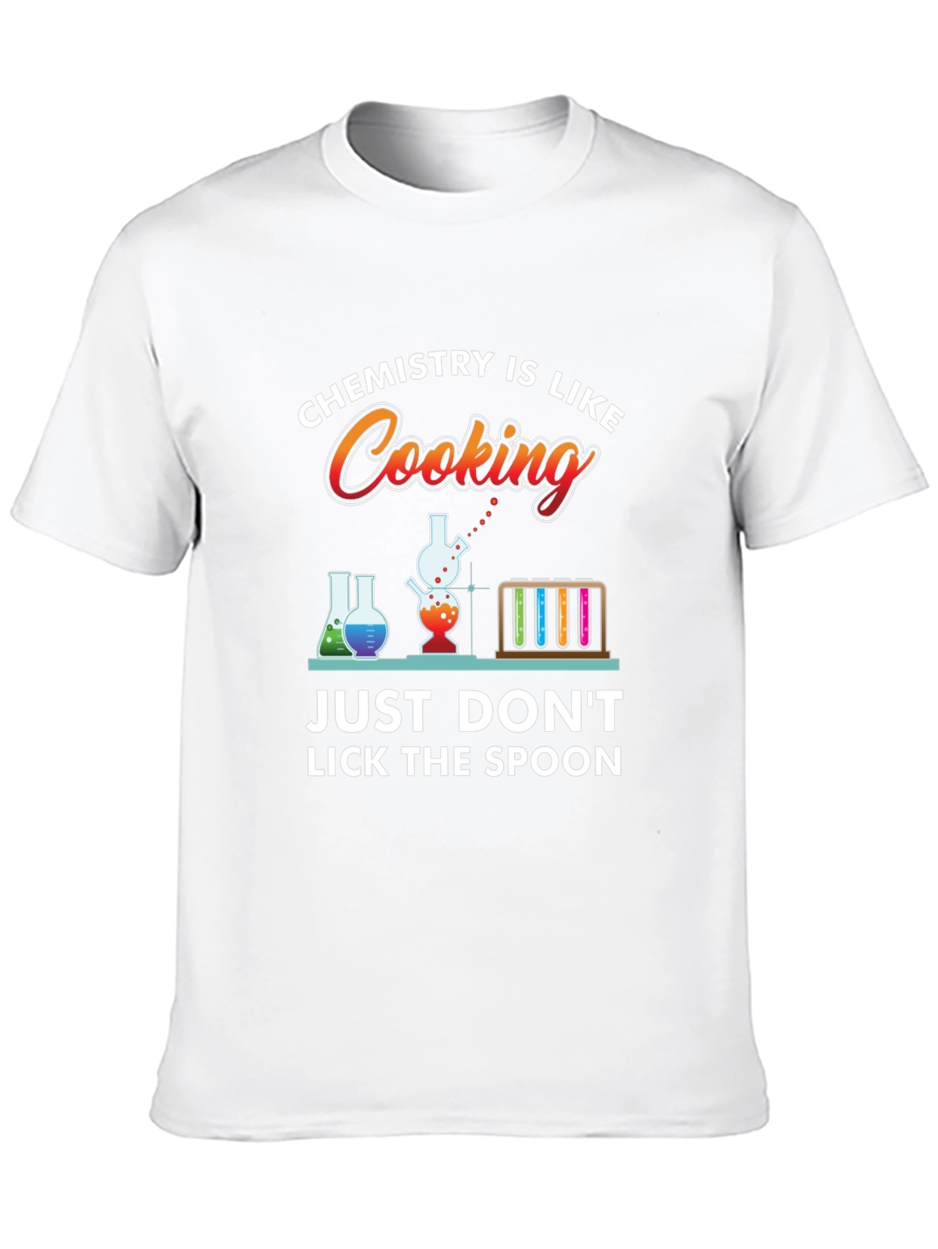 Chemistry Cooking T-Shirt: Dont Lick the Spoon!