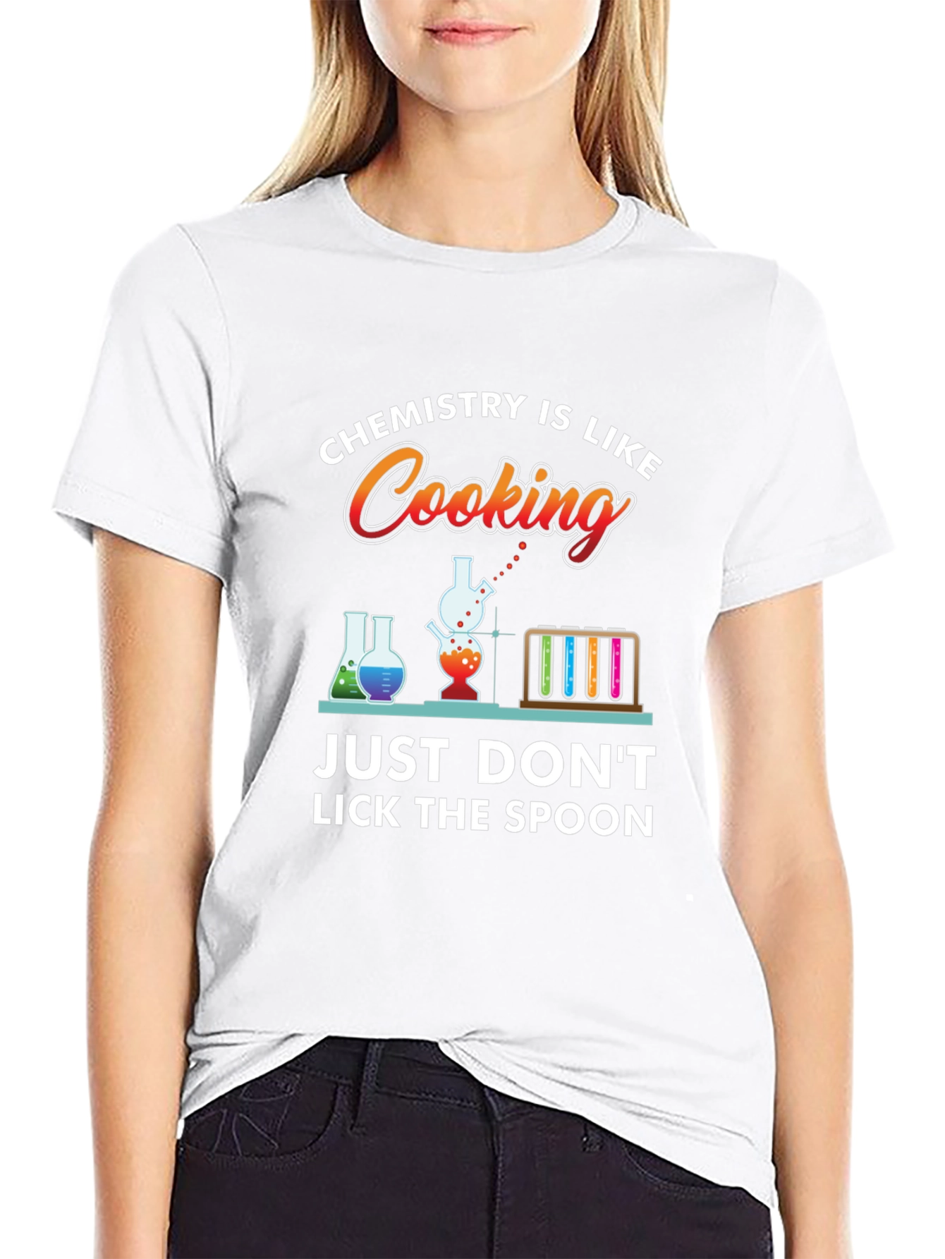 Chemistry Cooking T-Shirt: Dont Lick the Spoon!