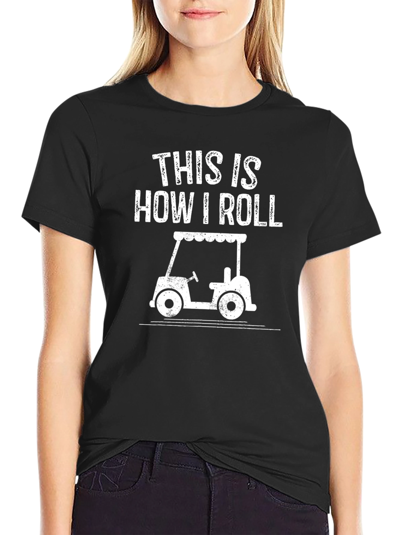 This Is How I Roll Funny Golf Cart T-Shirt