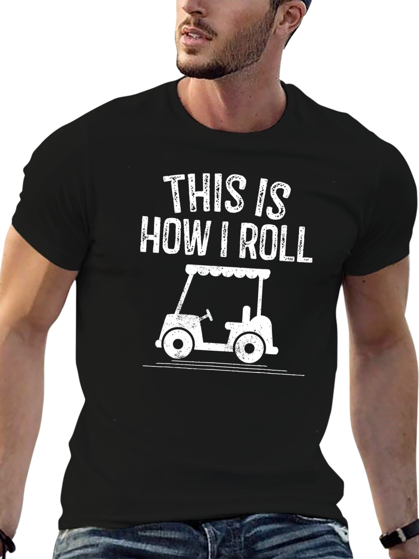 This Is How I Roll Funny Golf Cart T-Shirt