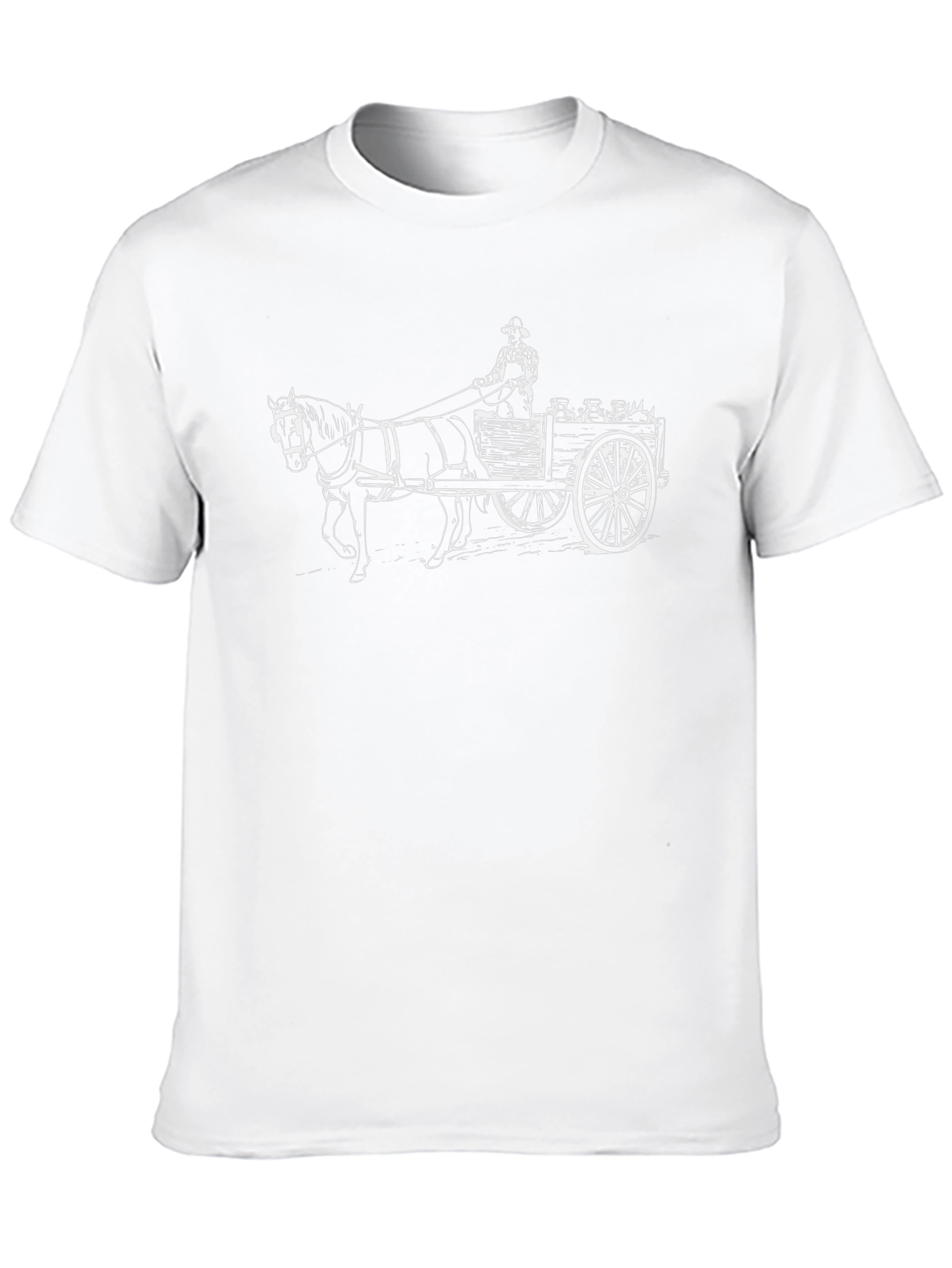 Horse & Cart Graphic T-Shirt