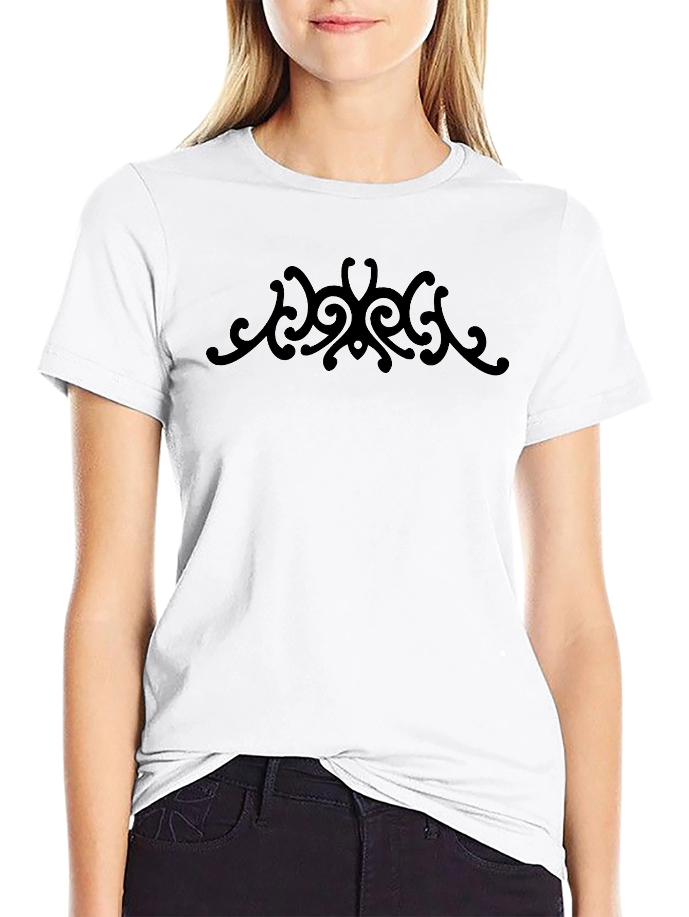 Tribal Graphic Black Tee