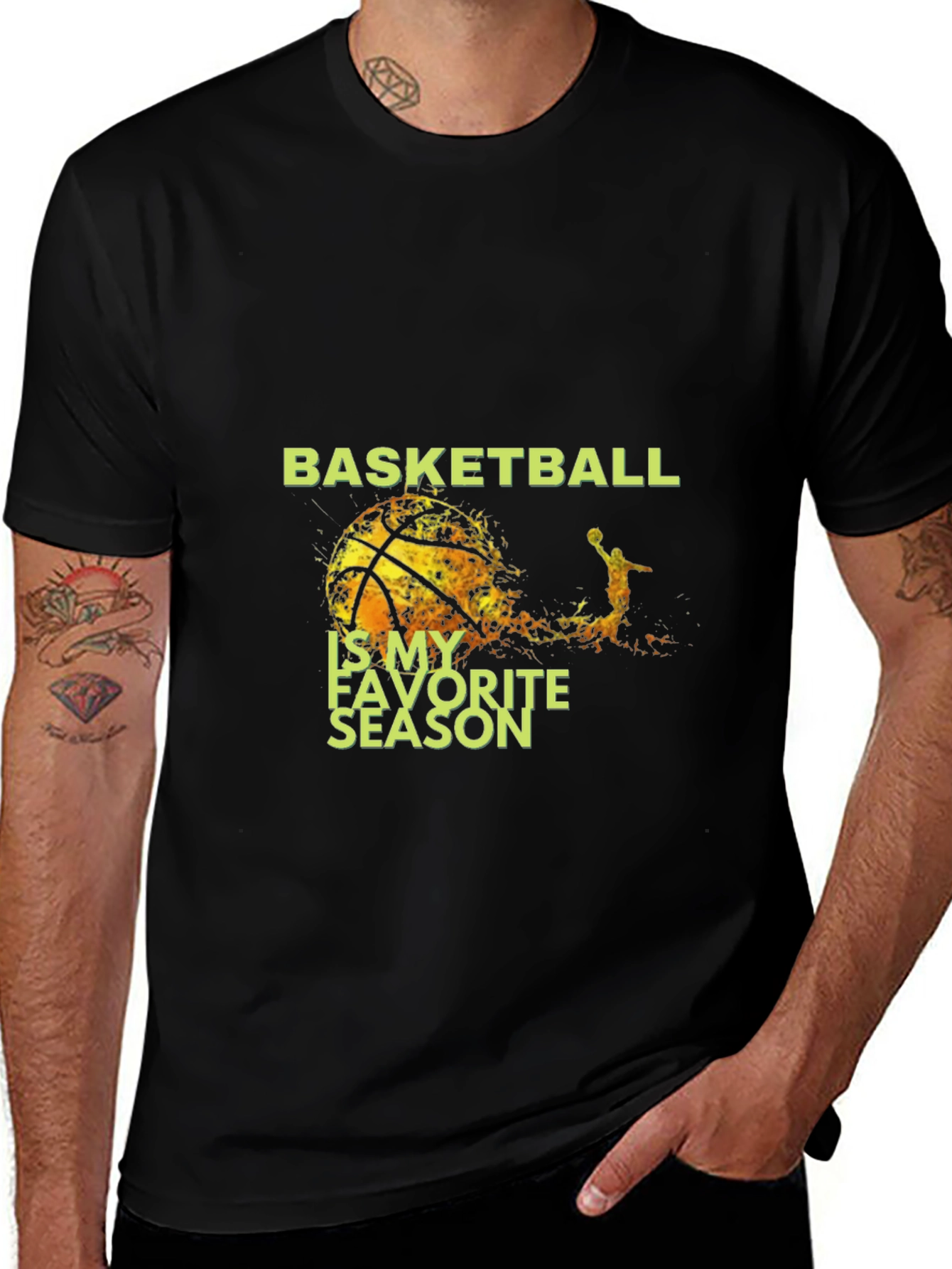 Basketball Favorite Season Graphic Tee