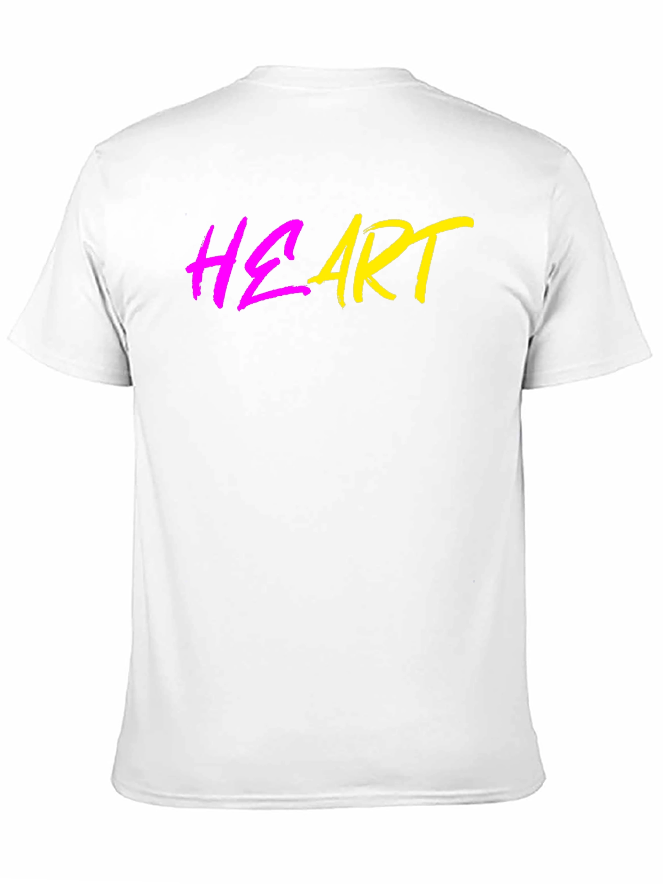 Heart Graphic Black Tee - Trendy Casual Wear
