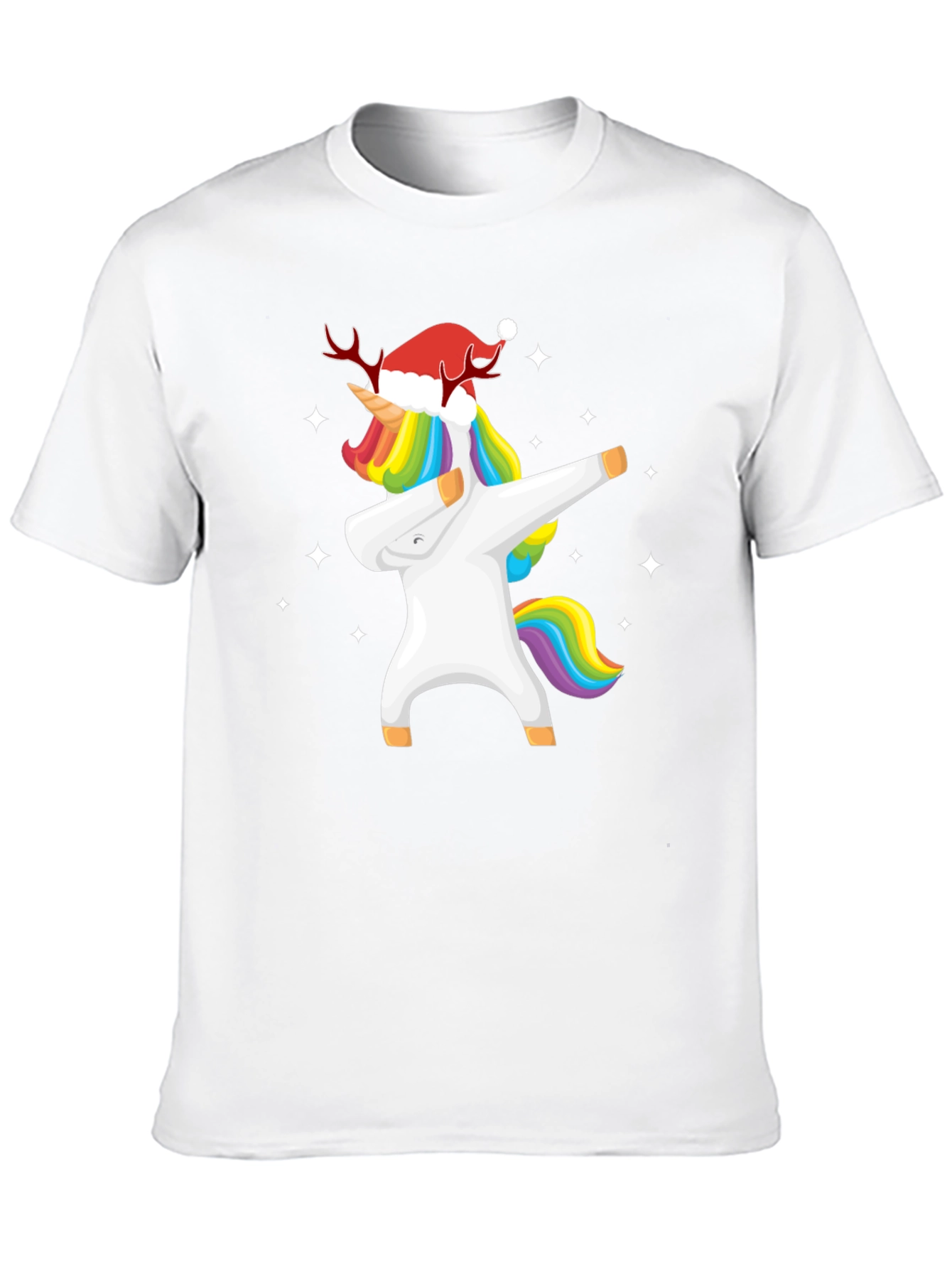 Dabbing Unicorn Christmas T-Shirt