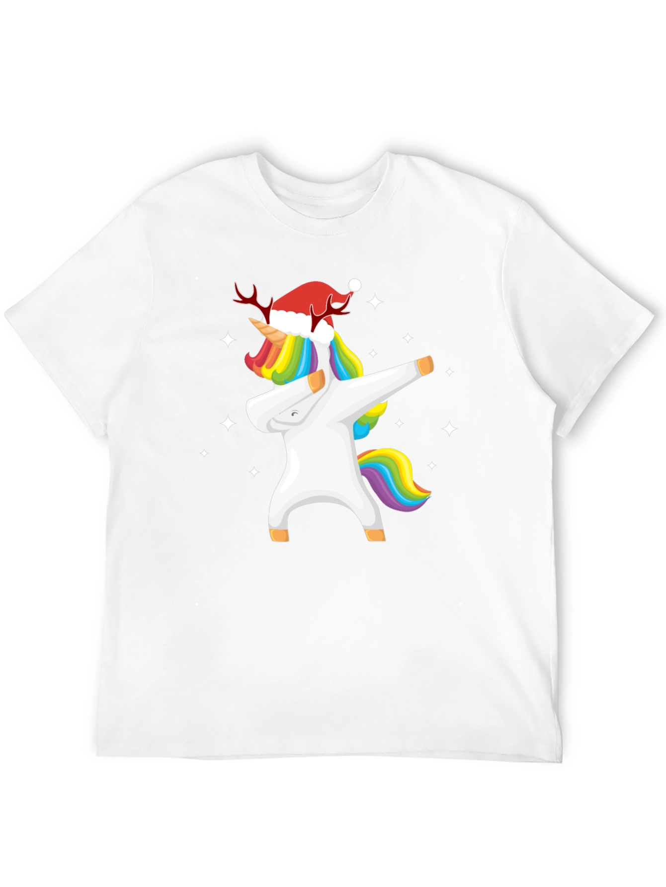 Dabbing Unicorn Christmas T-Shirt