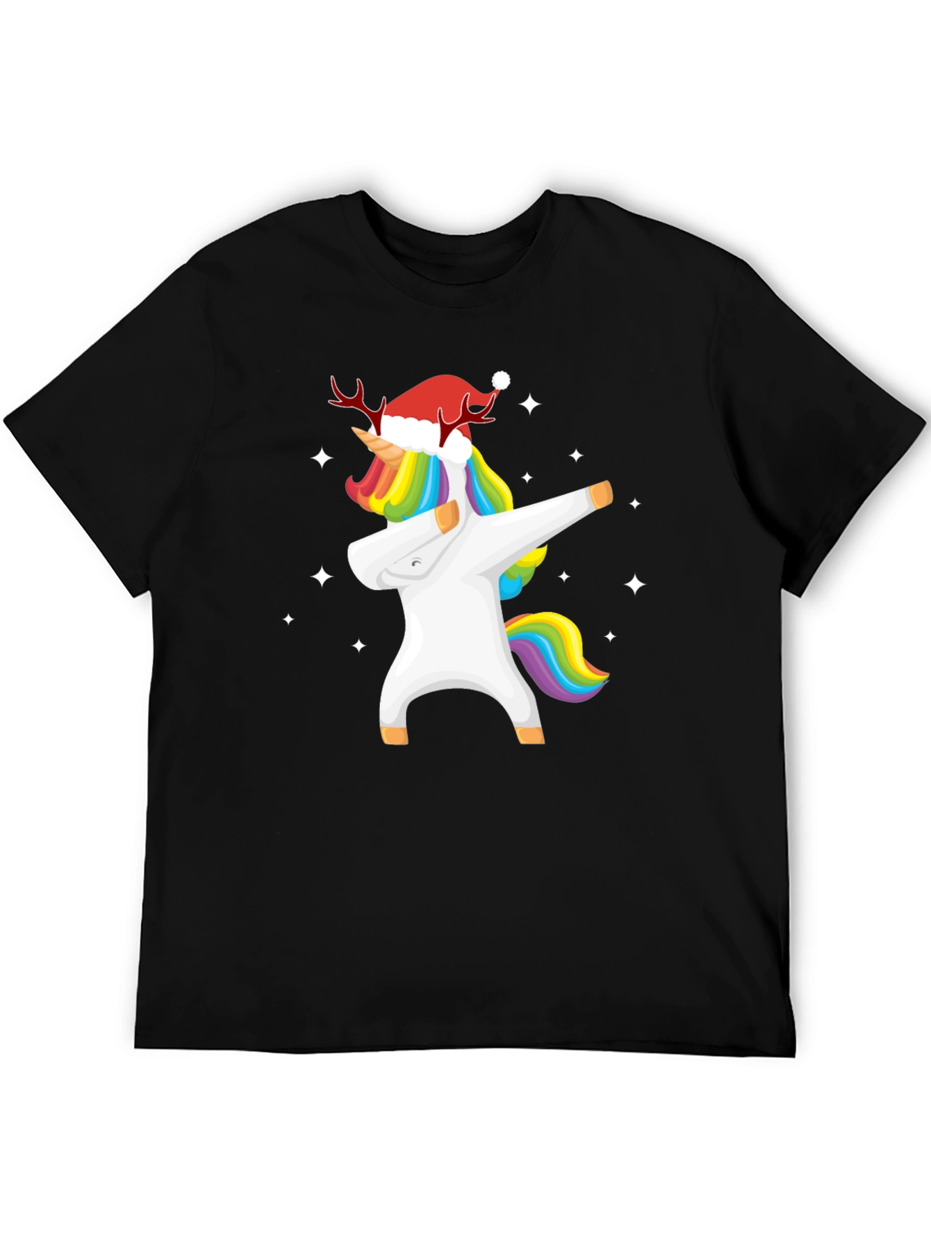 Dabbing Unicorn Christmas T-Shirt