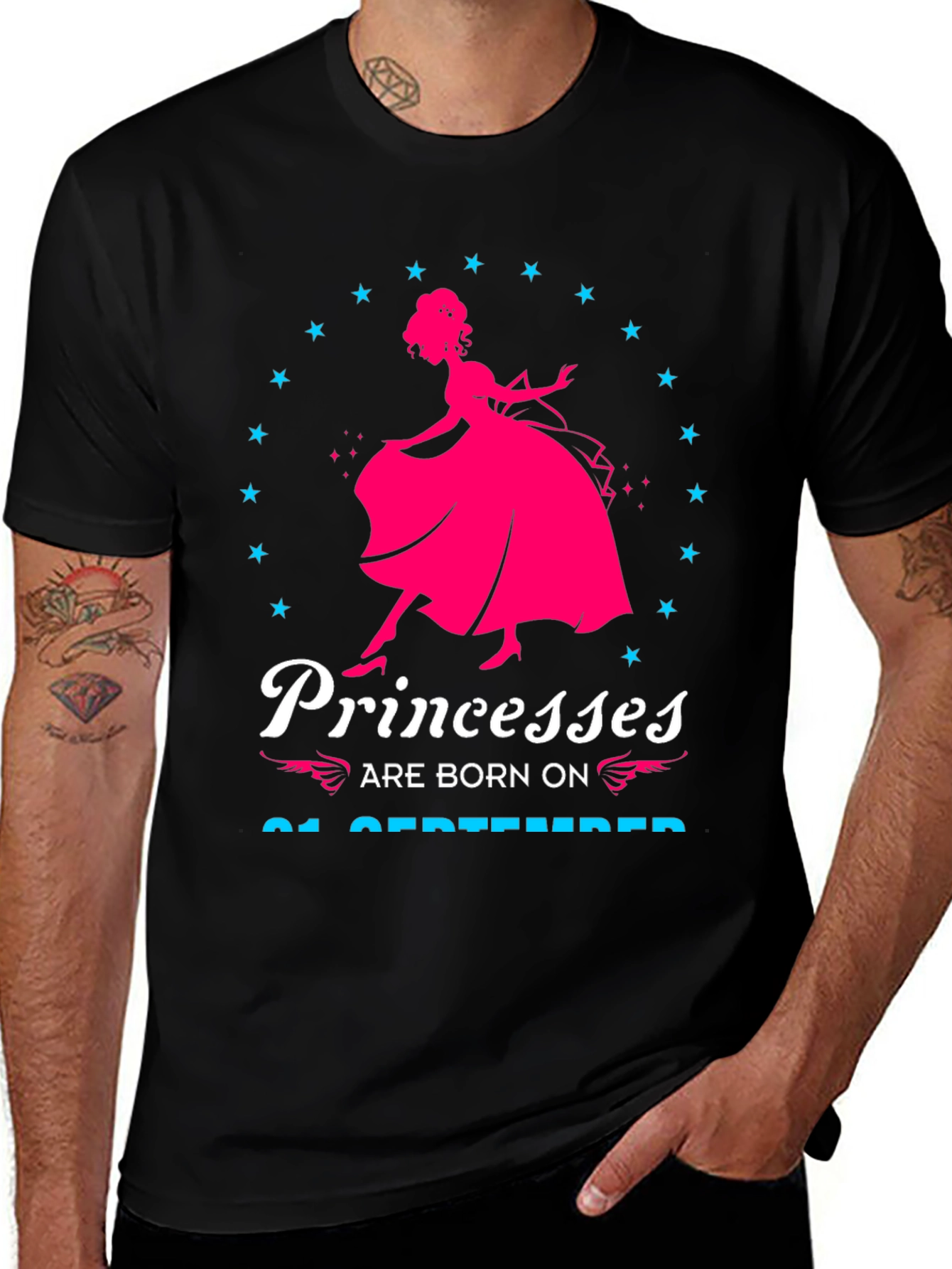 Princesses Born on 01 September T-Shirt