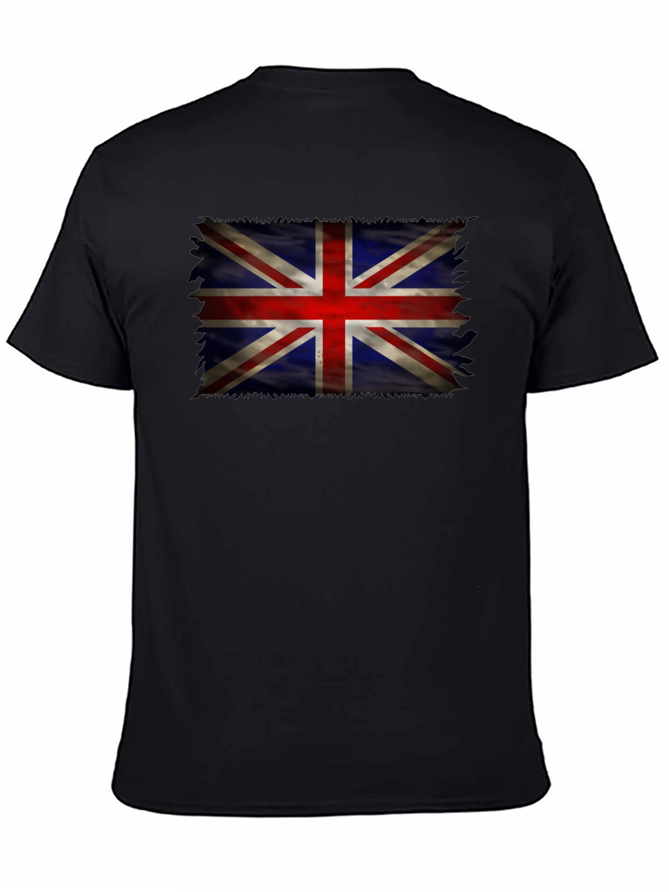 Union Jack Flag Graphic Tee - Distressed UK Design