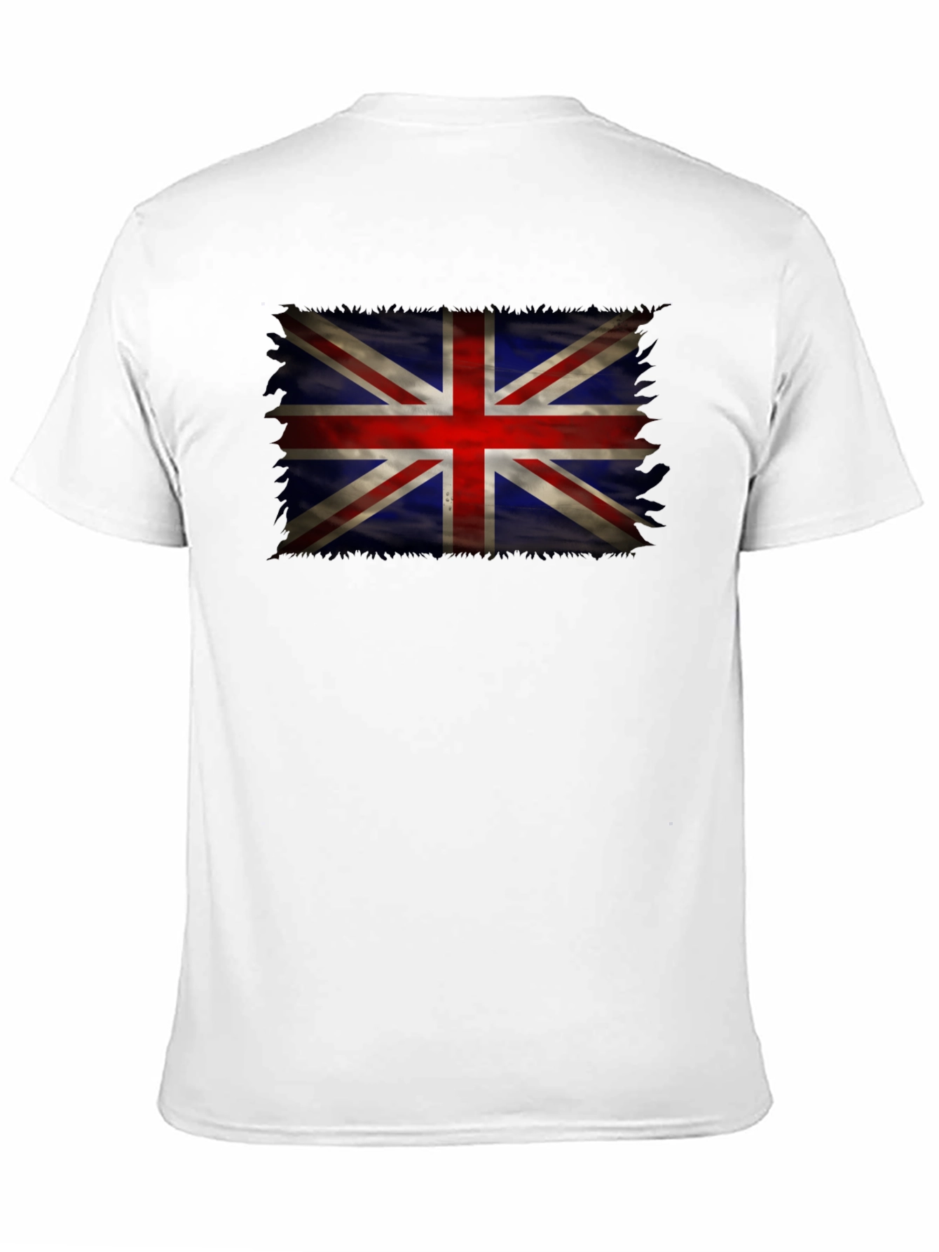 Union Jack Flag Graphic Tee - Distressed UK Design