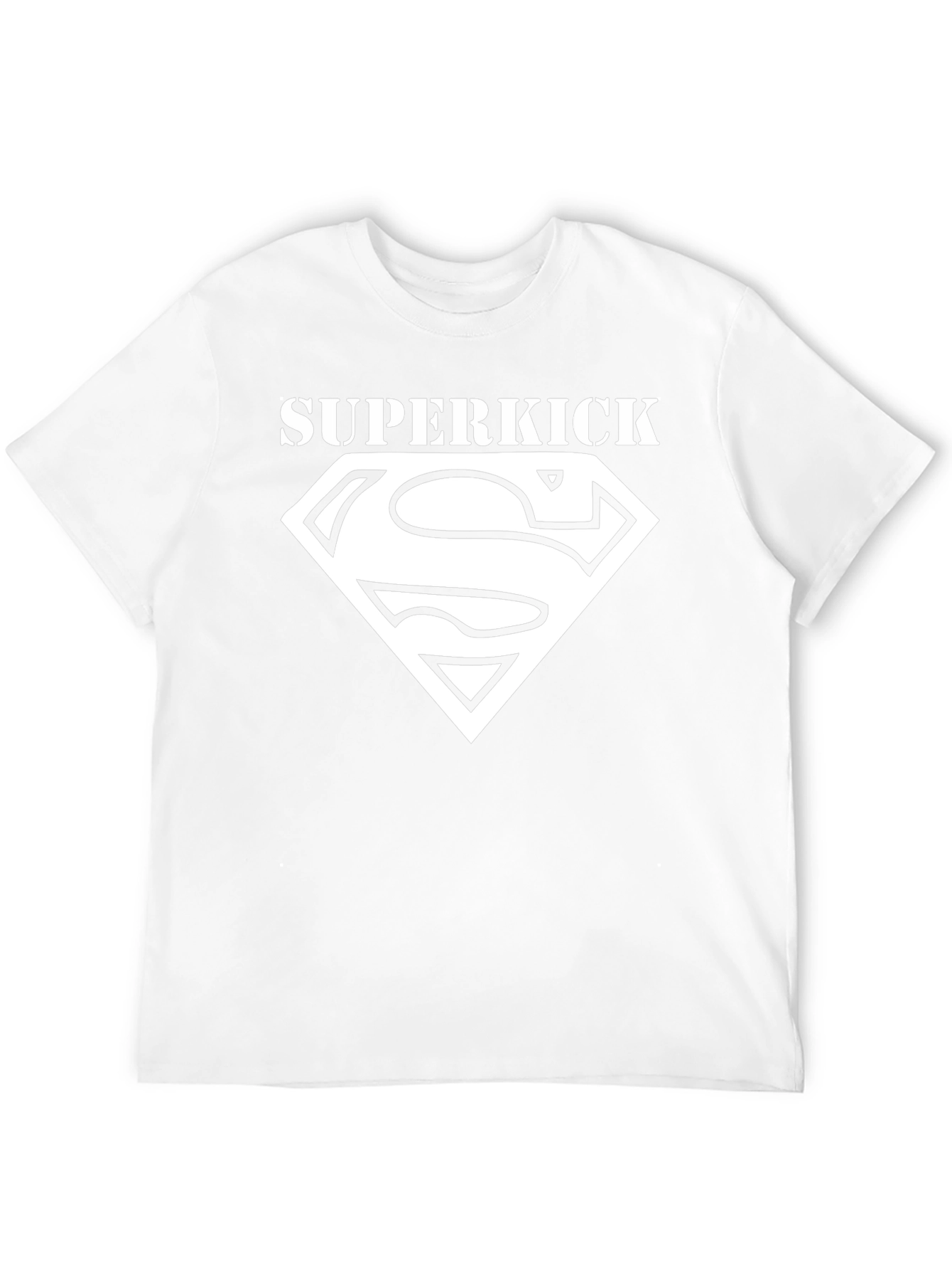 Superkick Superman Inspired Black T-Shirt