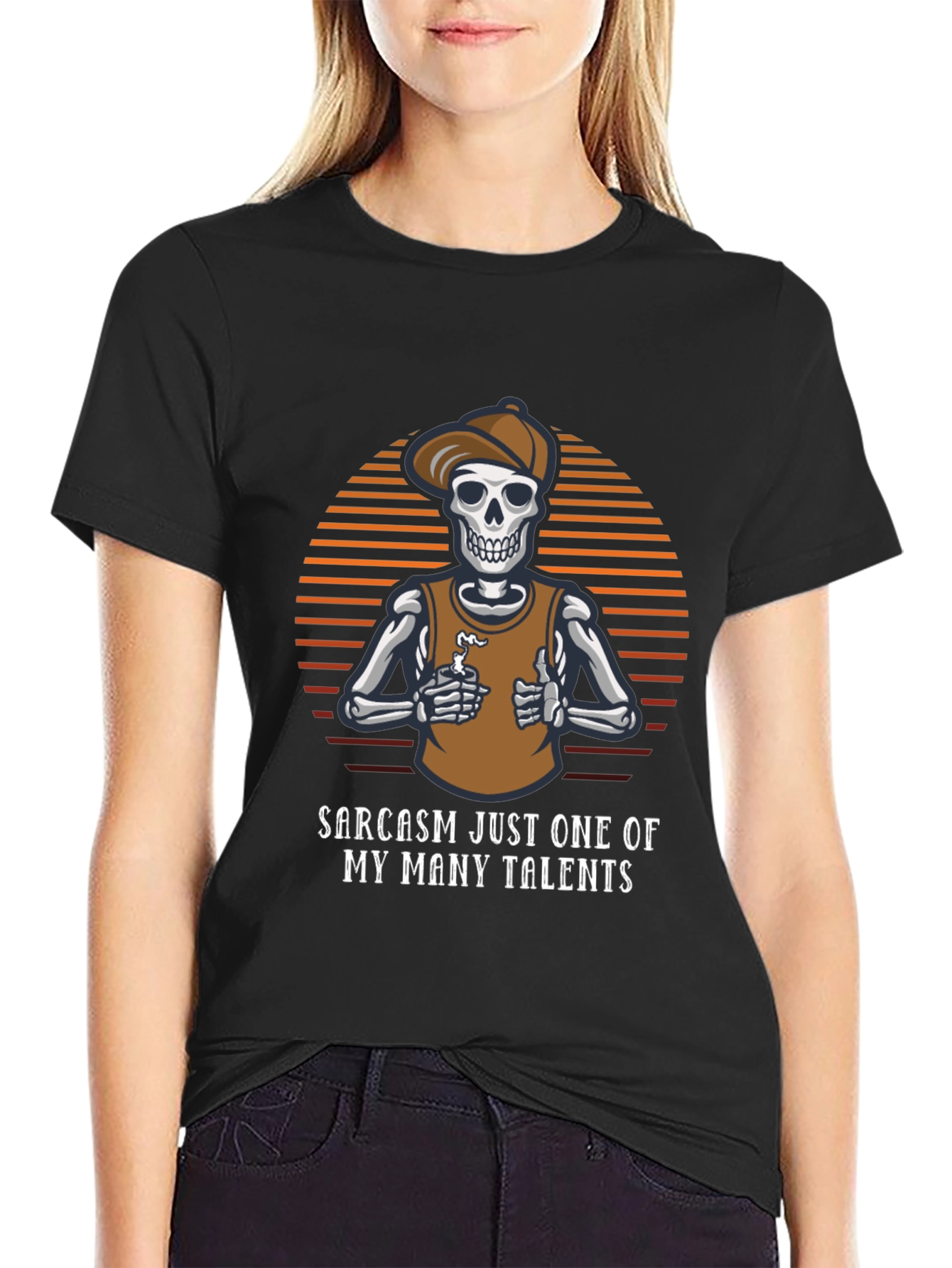Sarcasm Skeleton T-Shirt - One Of My Talents