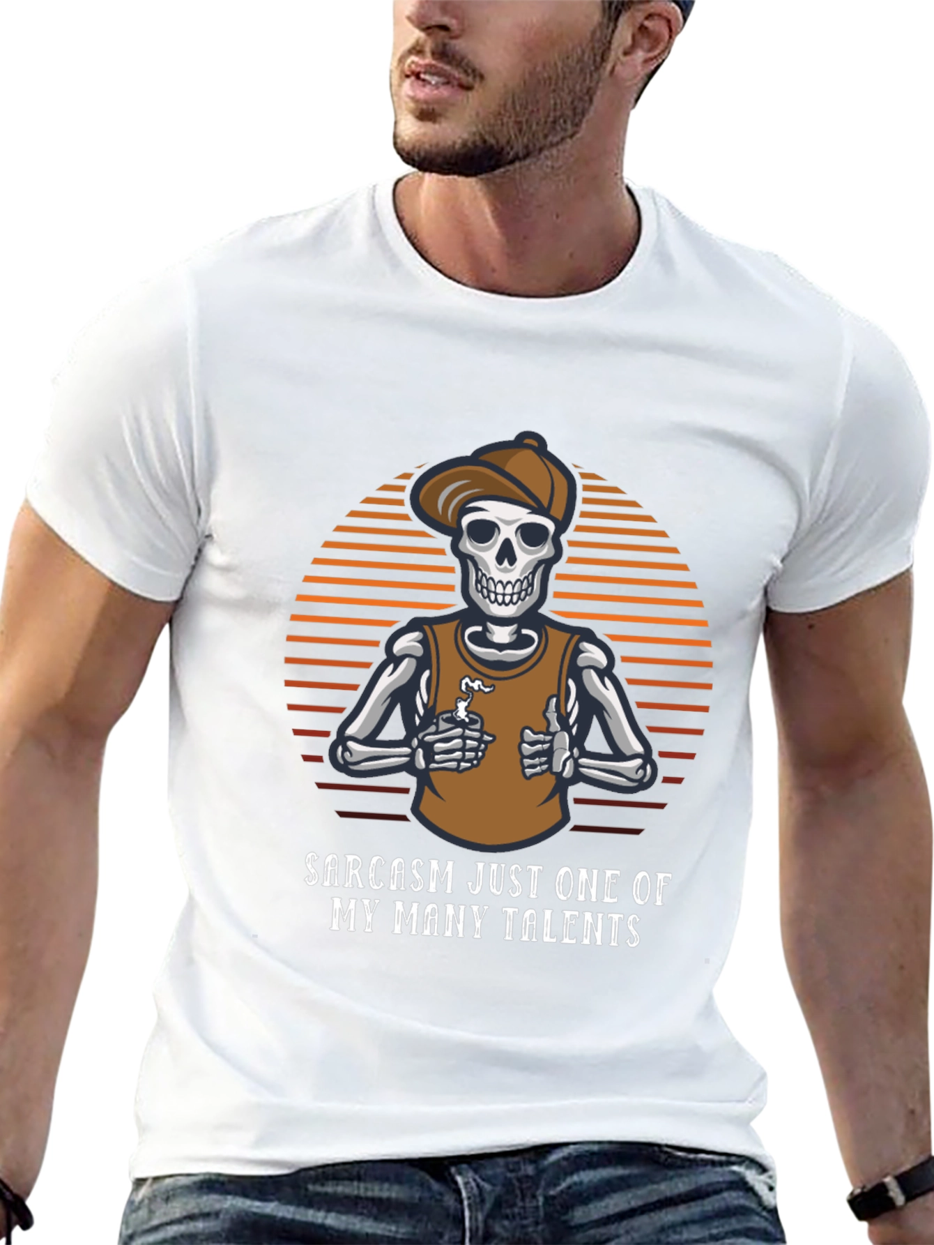 Sarcasm Skeleton T-Shirt - One Of My Talents