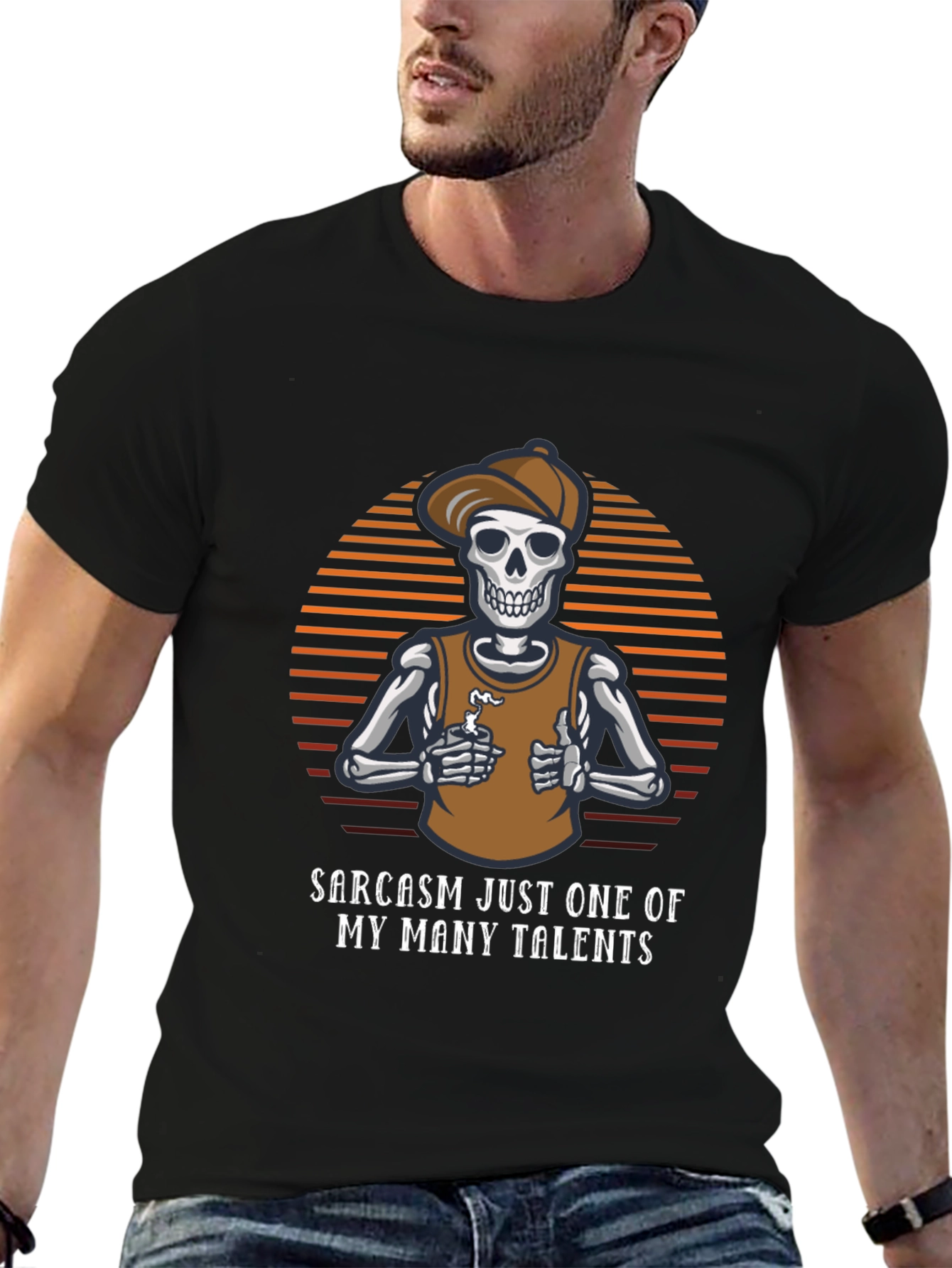 Sarcasm Skeleton T-Shirt - One Of My Talents