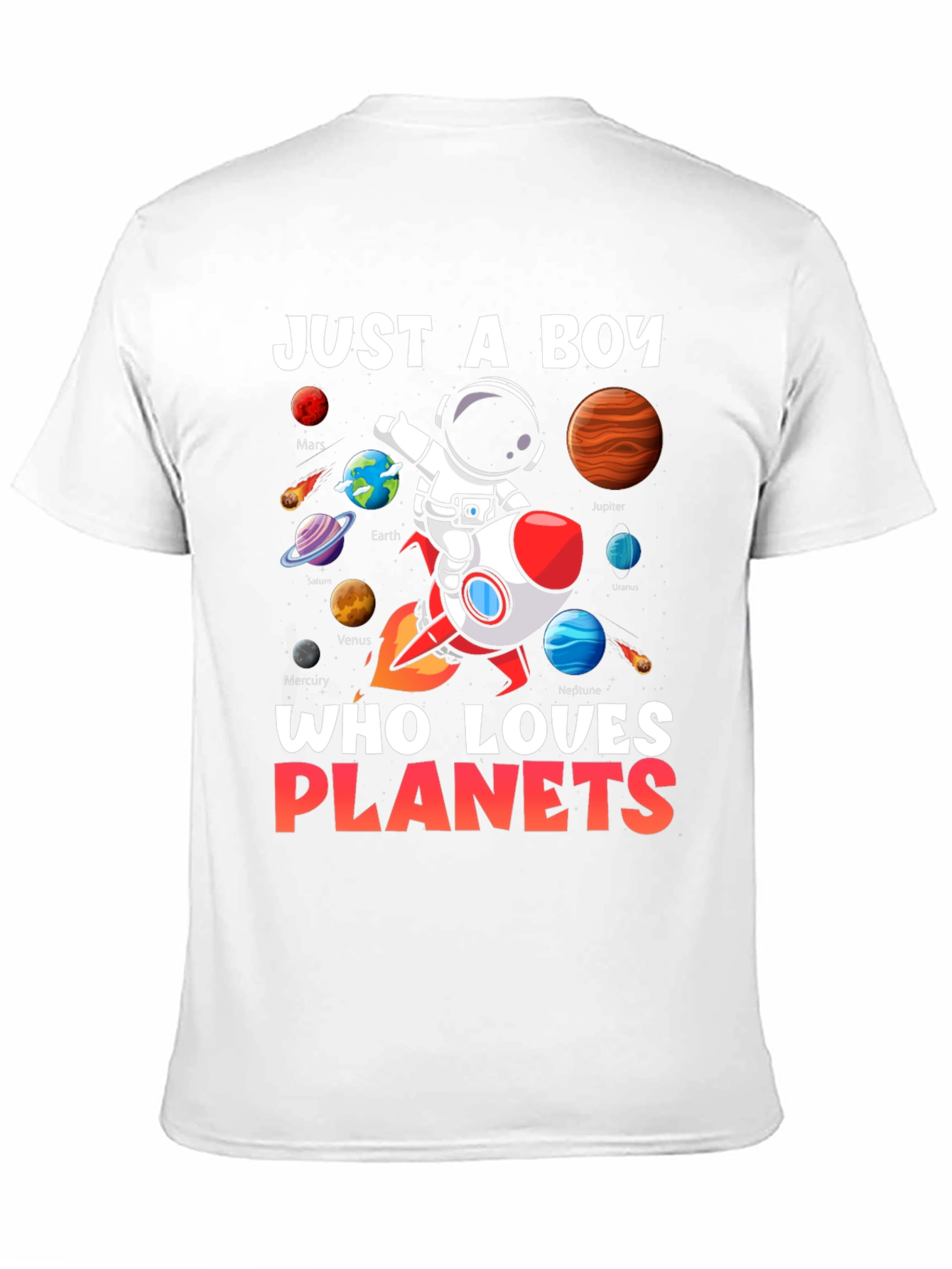 Boy Planets T-Shirt: Just a Boy Who Loves Planets!