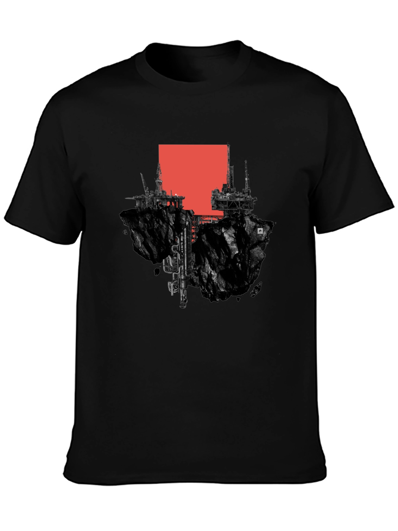 Abstract Floating Island Graphic Tee