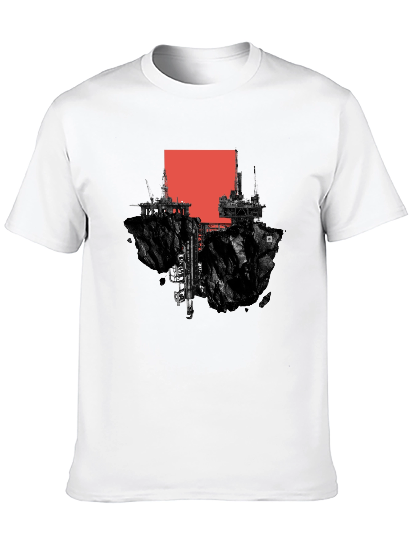 Abstract Floating Island Graphic Tee
