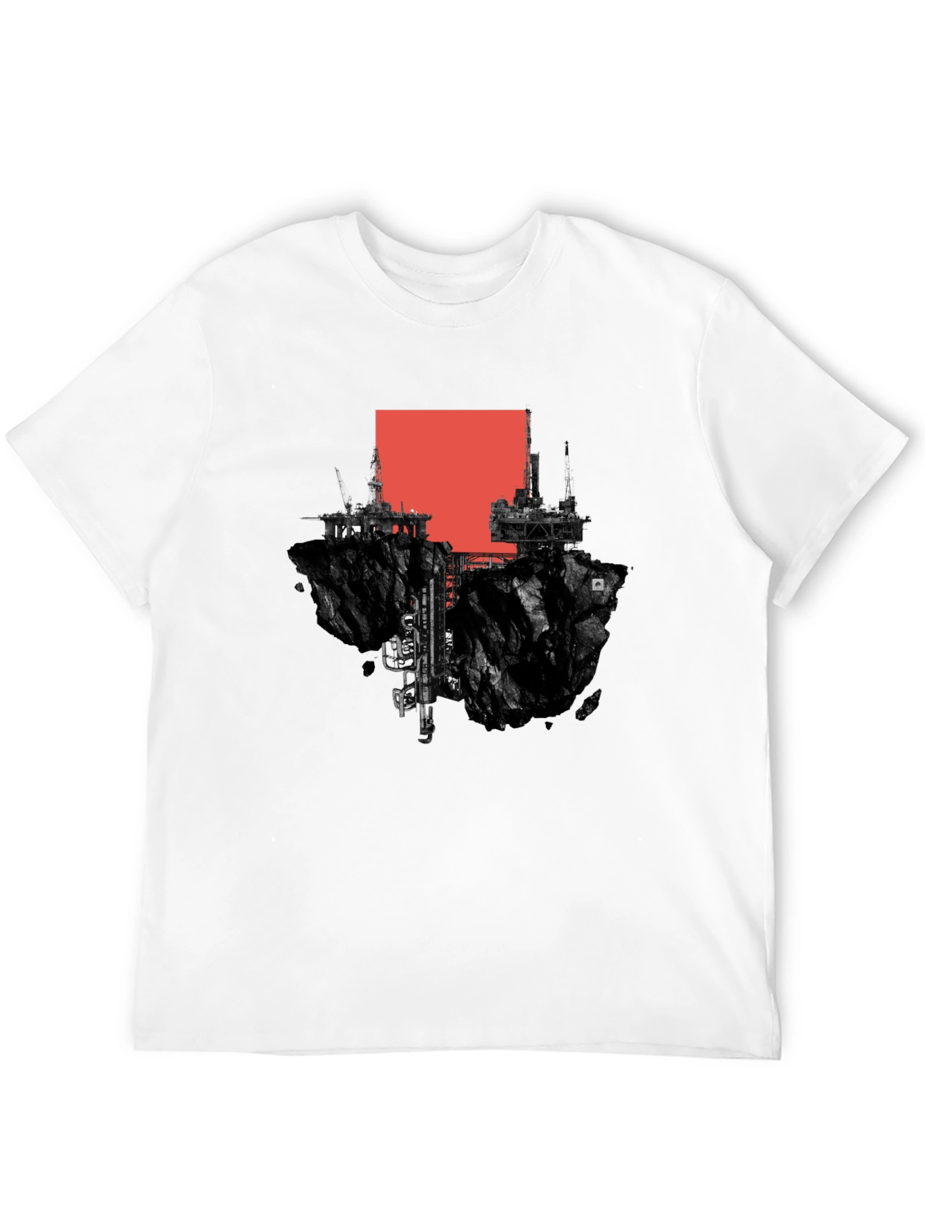 Abstract Floating Island Graphic Tee