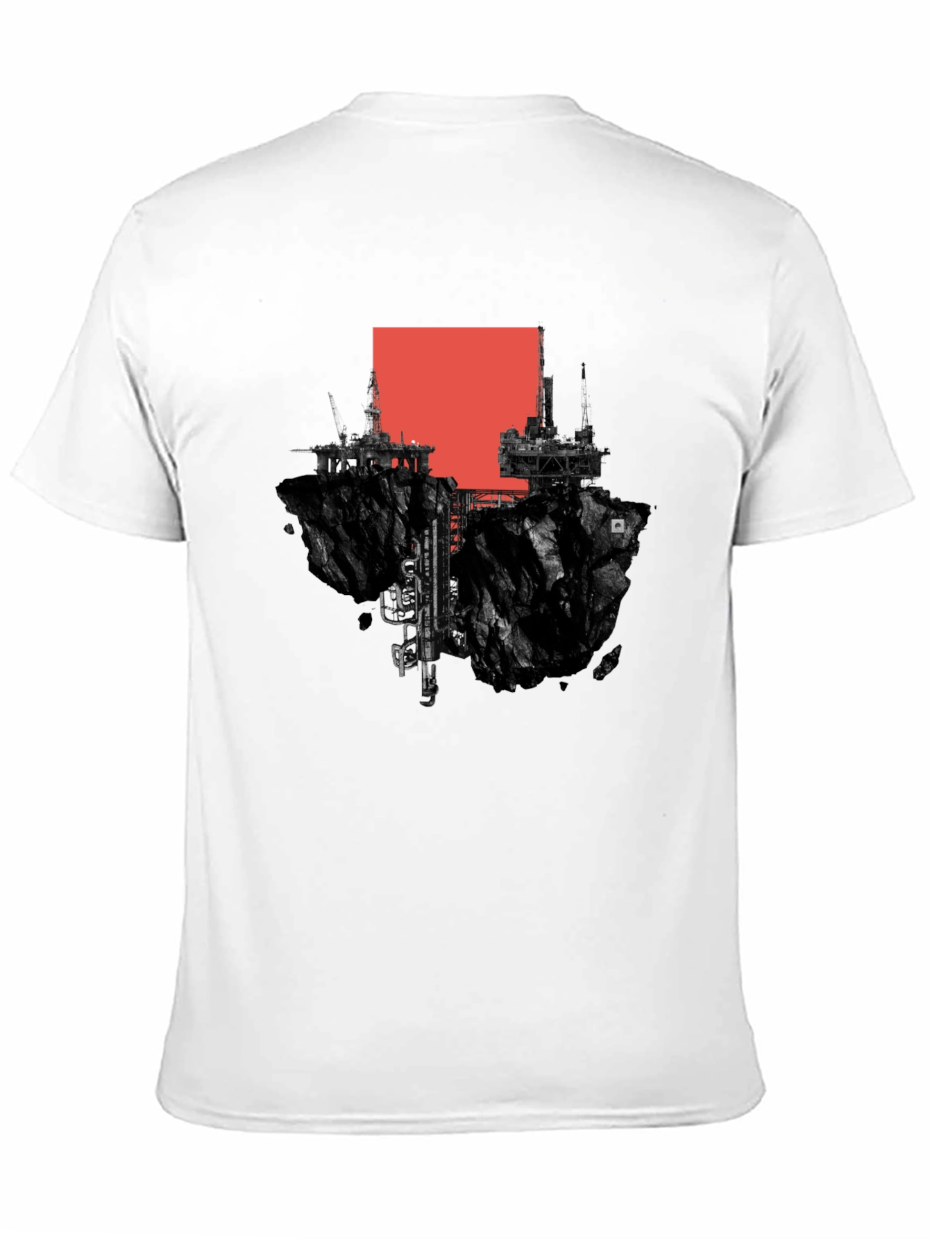 Abstract Floating Island Graphic Tee