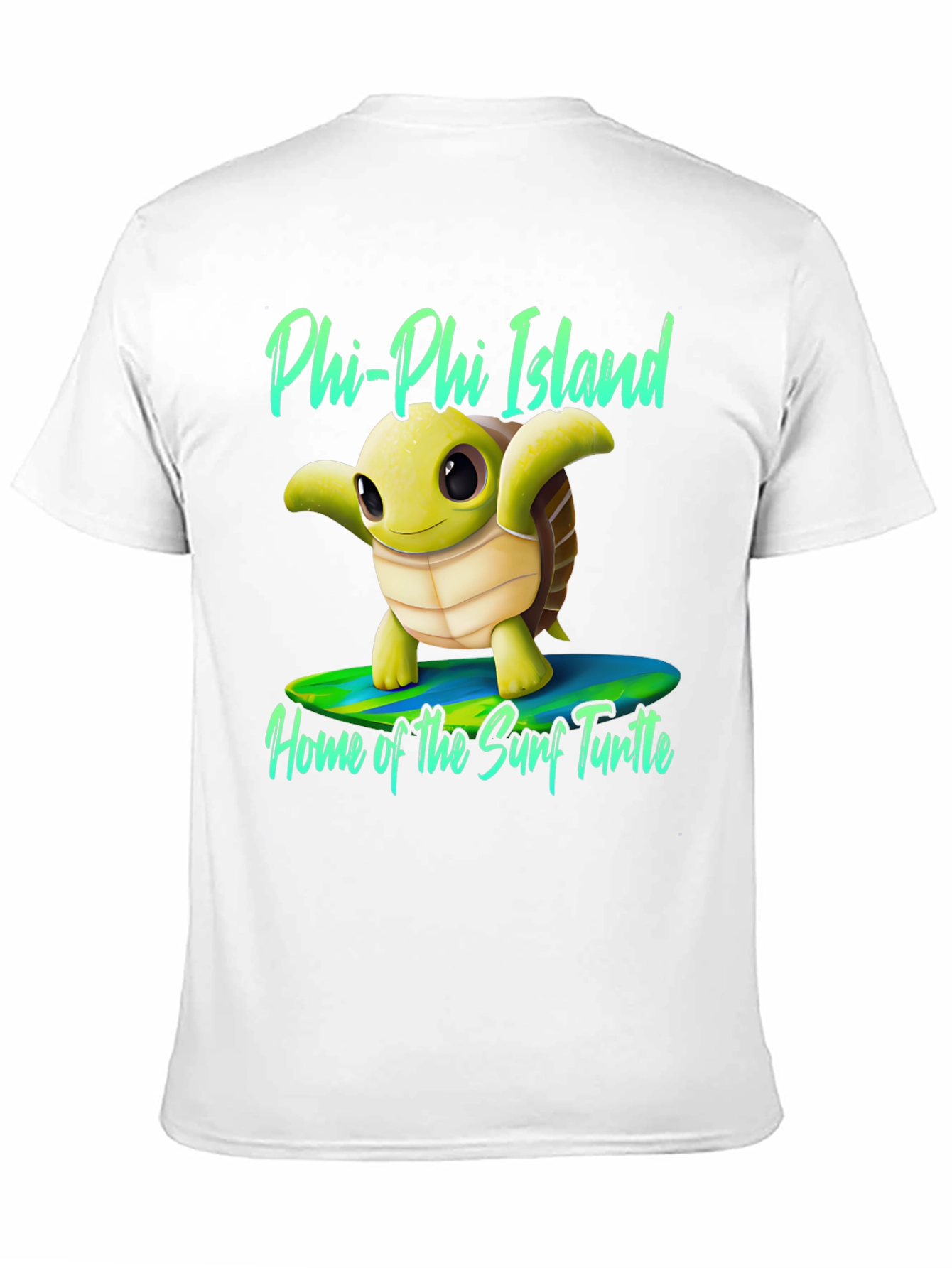 Phi Phi Island Surf Turtle Graphic Tee