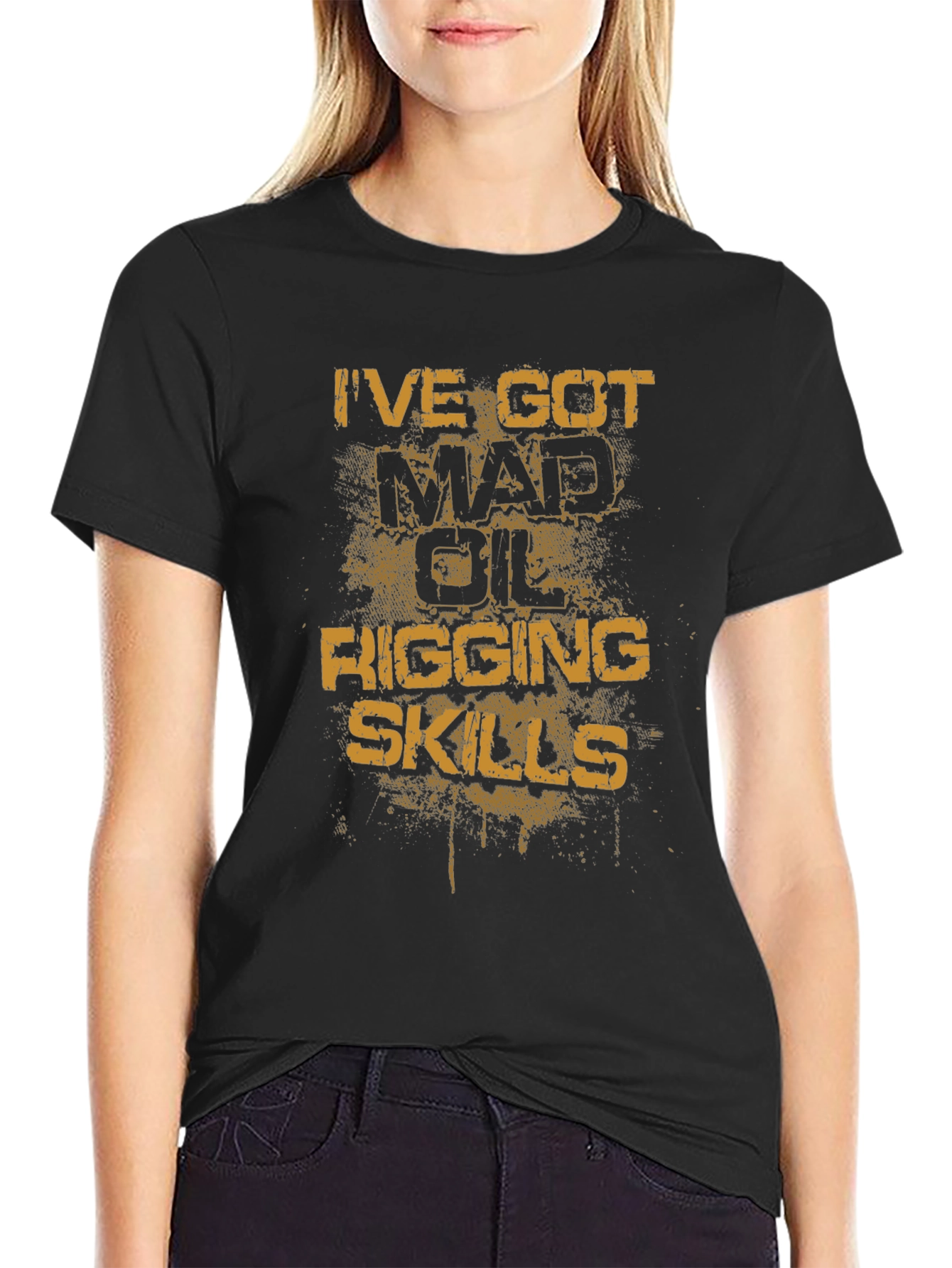 Mad Oil Rigging Skills Graphic T-Shirt
