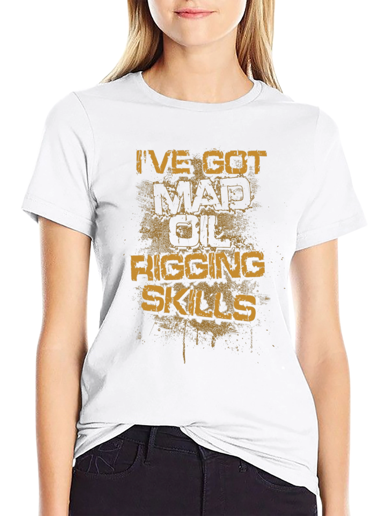Mad Oil Rigging Skills Graphic T-Shirt