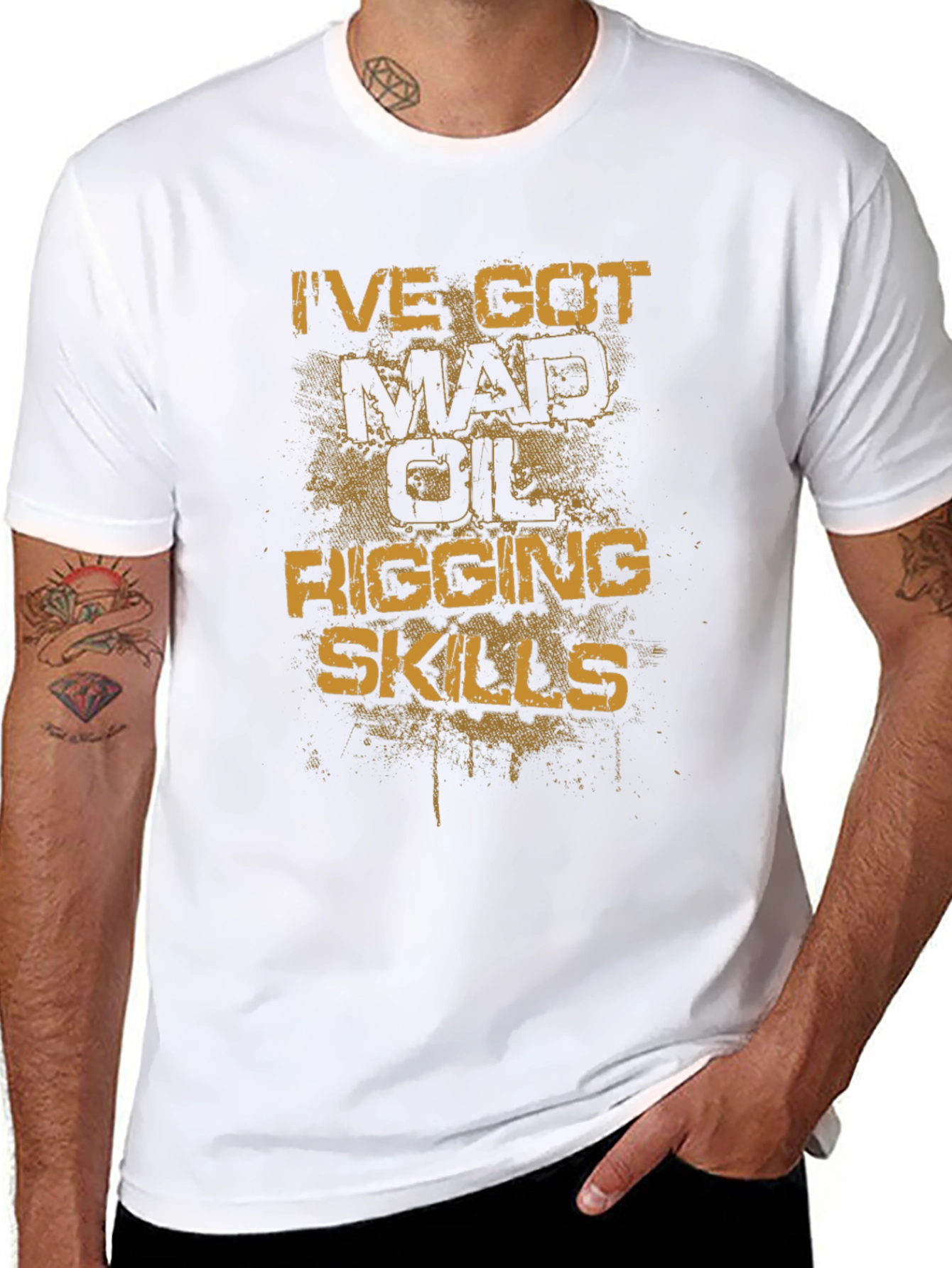 Mad Oil Rigging Skills Graphic T-Shirt