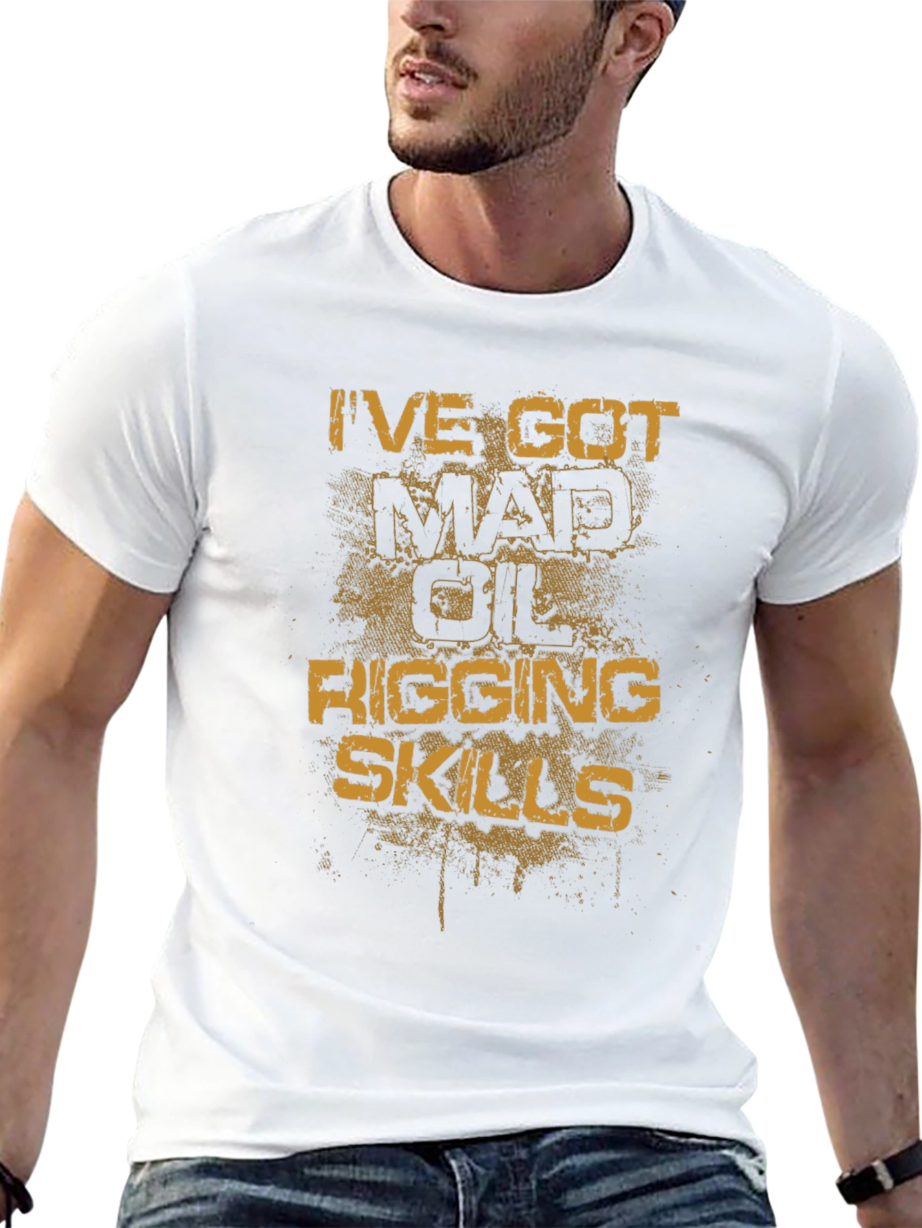 Mad Oil Rigging Skills Graphic T-Shirt