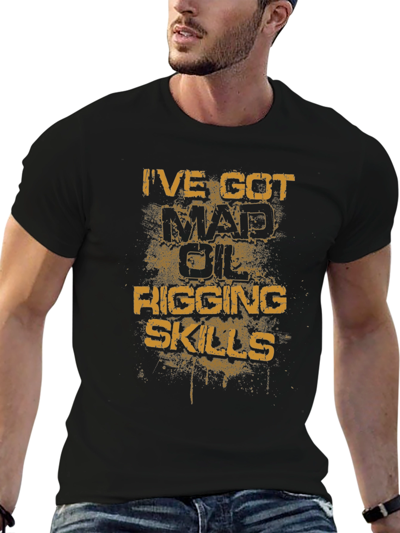 Mad Oil Rigging Skills Graphic T-Shirt