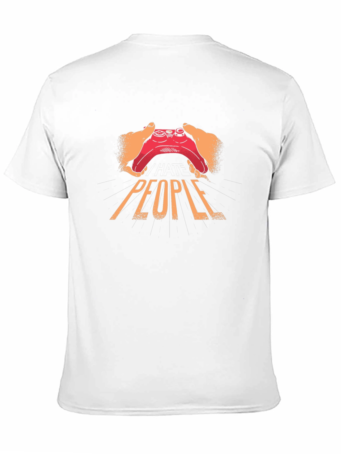 Gamer Graphic Tee: People Controller Design - Black