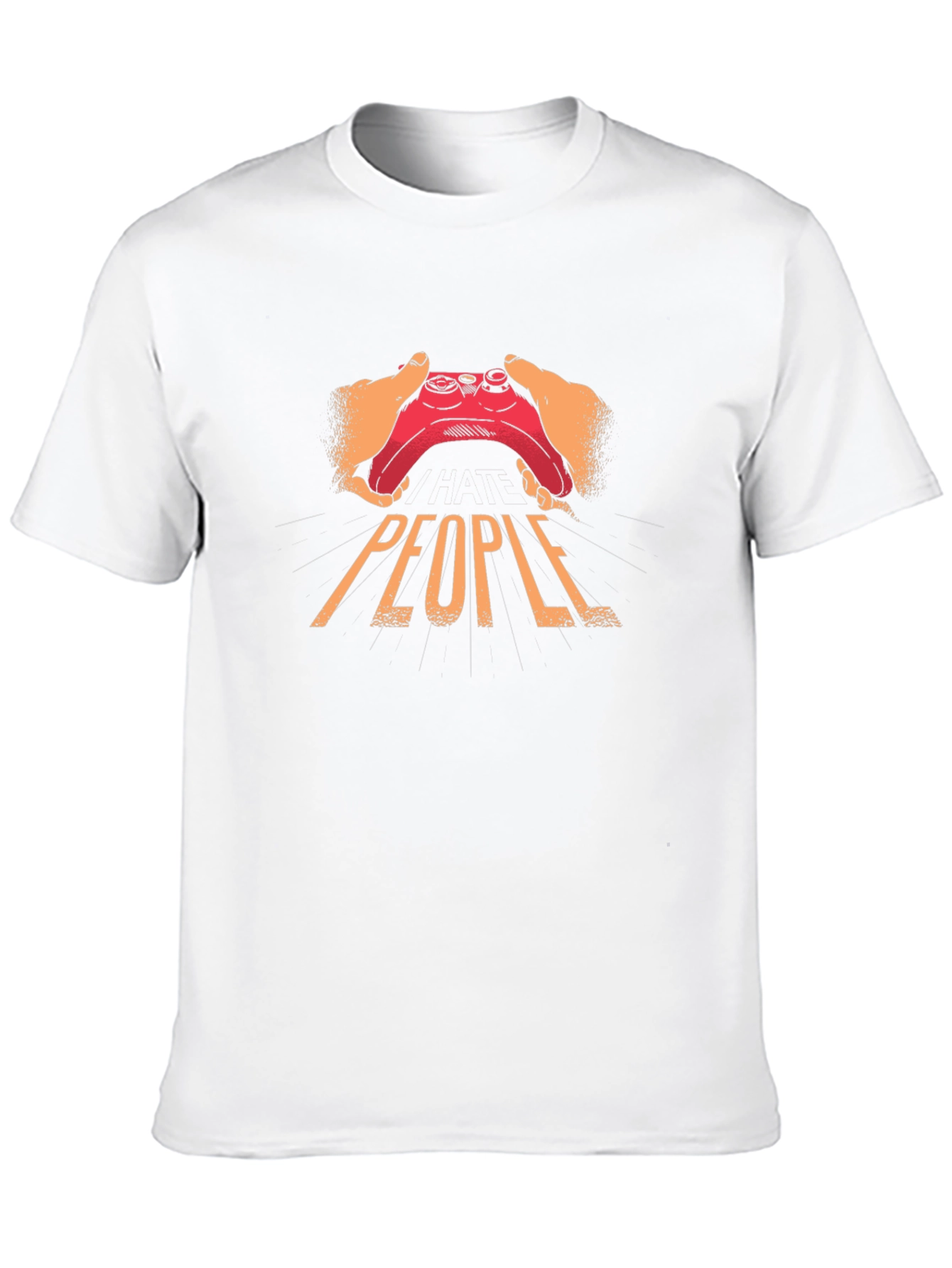 Gamer Graphic Tee: People Controller Design - Black