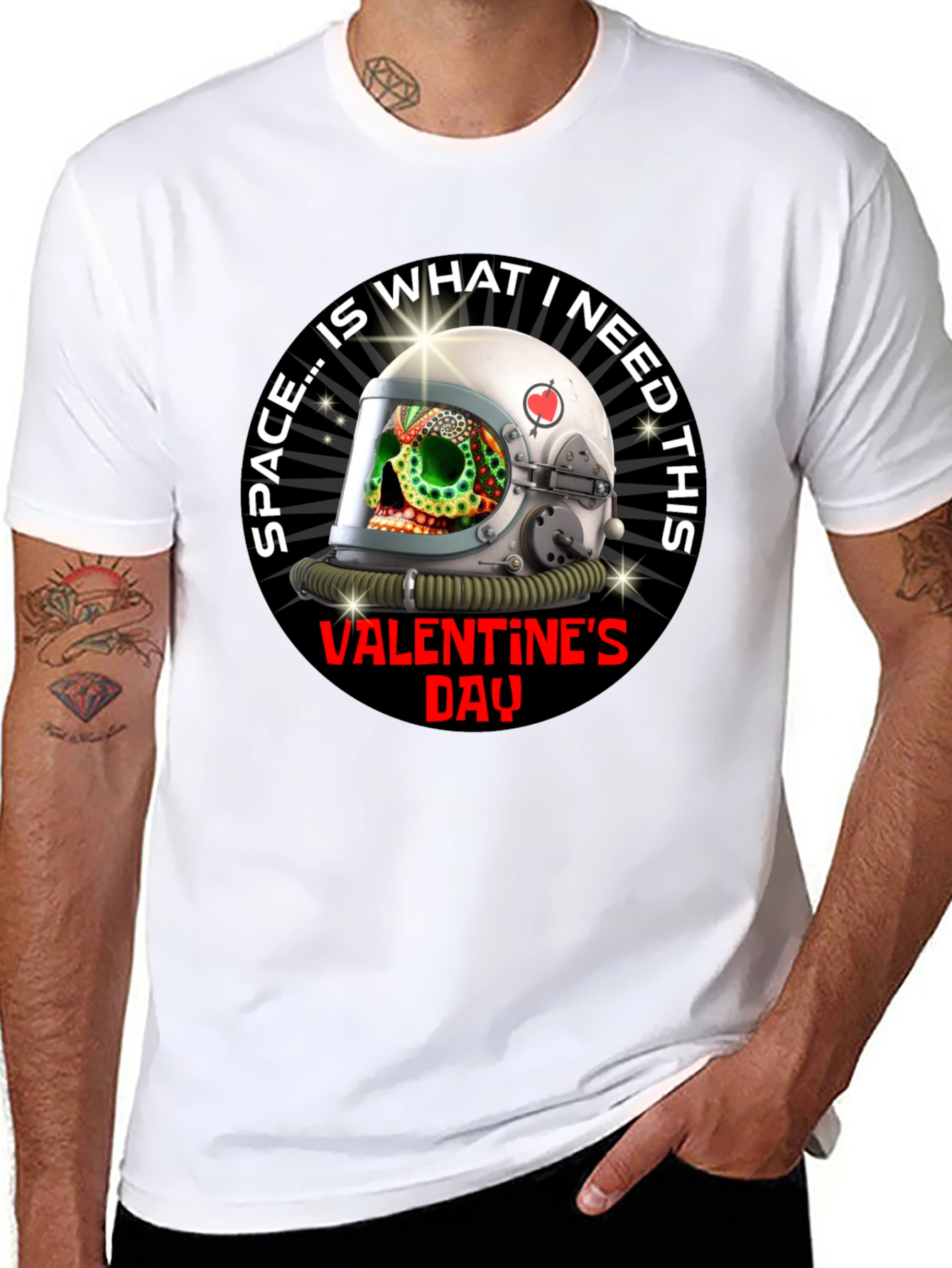 Space Valentines Day T-Shirt