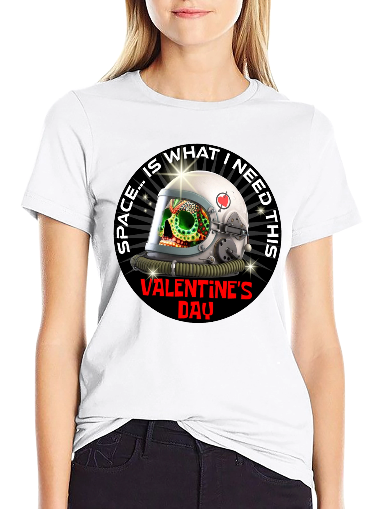 Space Valentines Day T-Shirt