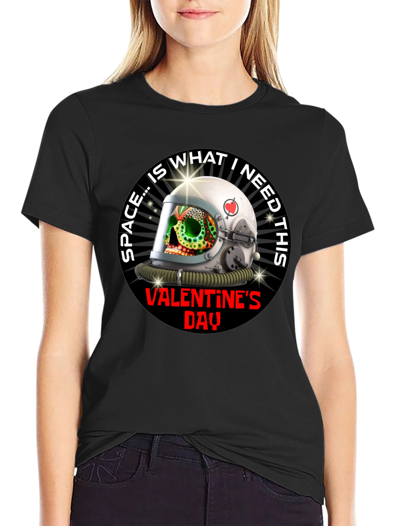 Space Valentines Day T-Shirt