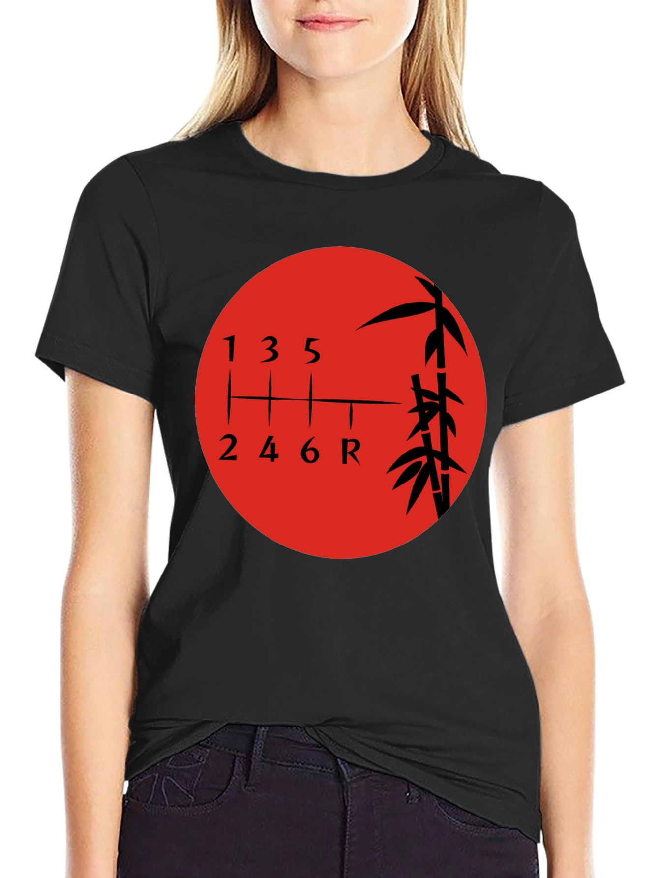Japanese Shift Pattern Graphic Tee - Car Enthusiast
