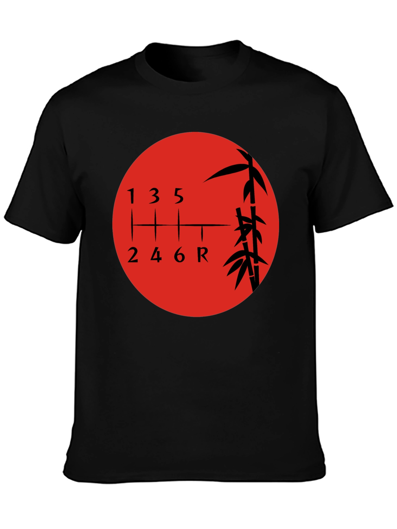 Japanese Shift Pattern Graphic Tee - Car Enthusiast
