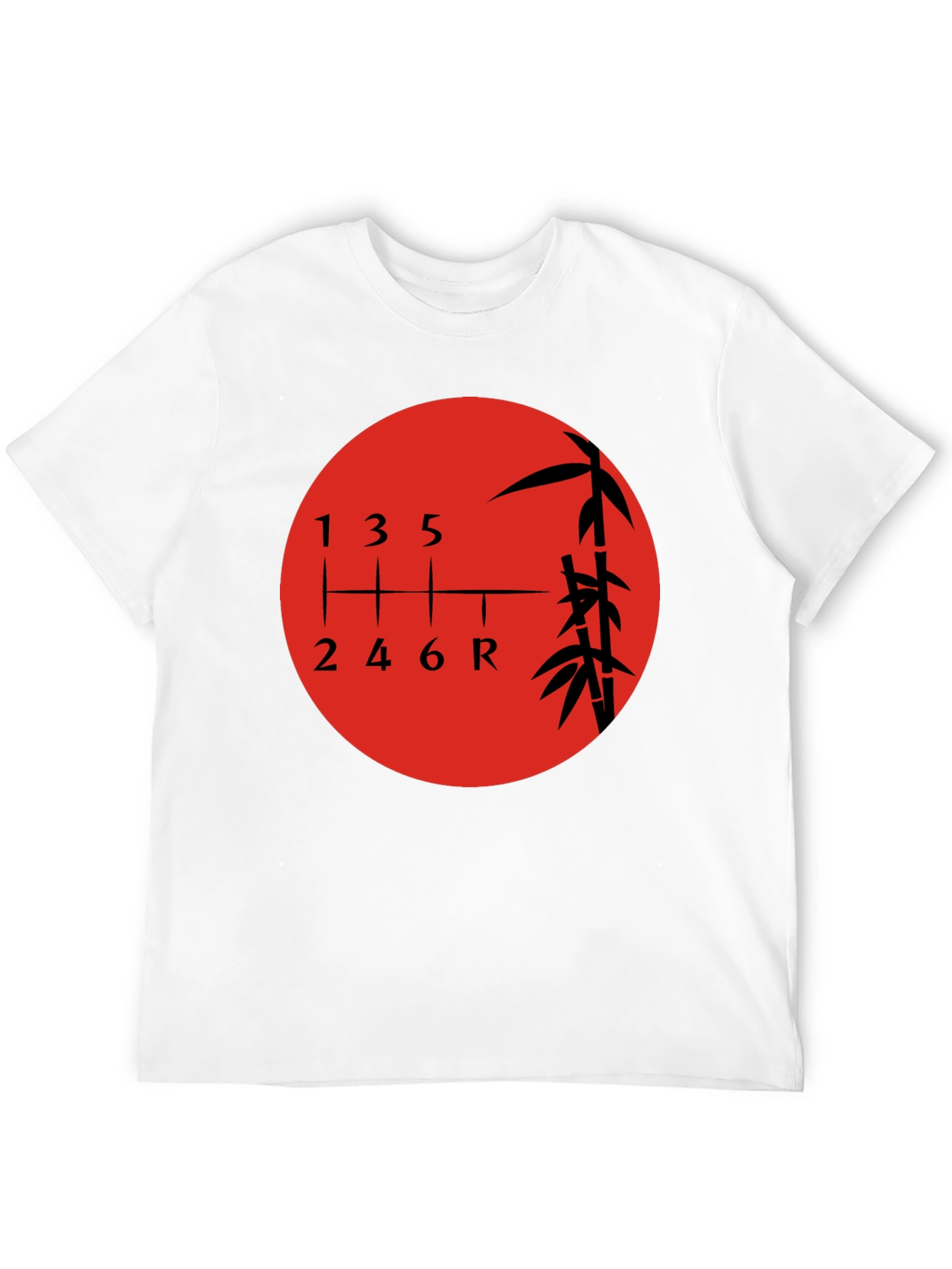 Japanese Shift Pattern Graphic Tee - Car Enthusiast