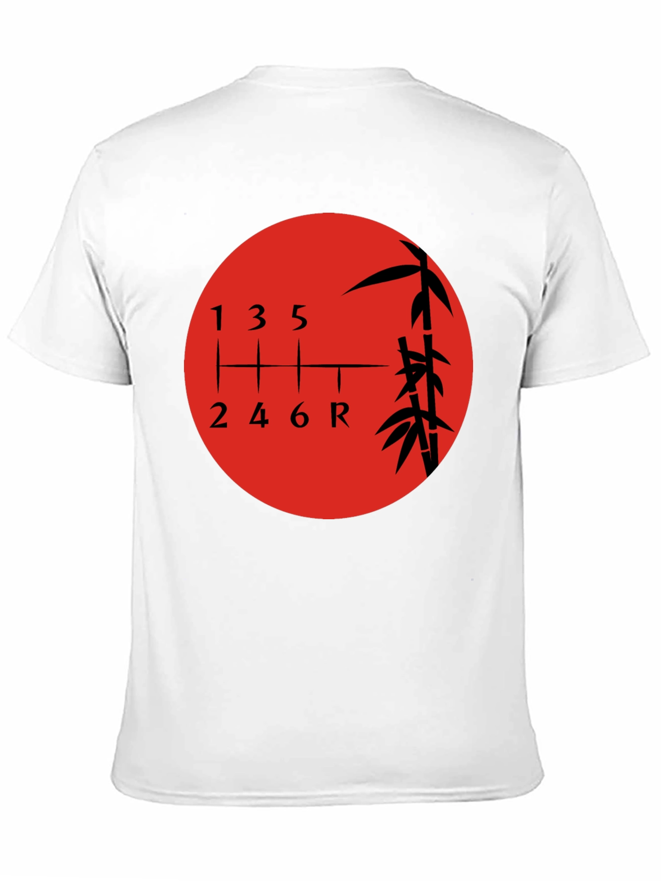 Japanese Shift Pattern Graphic Tee - Car Enthusiast