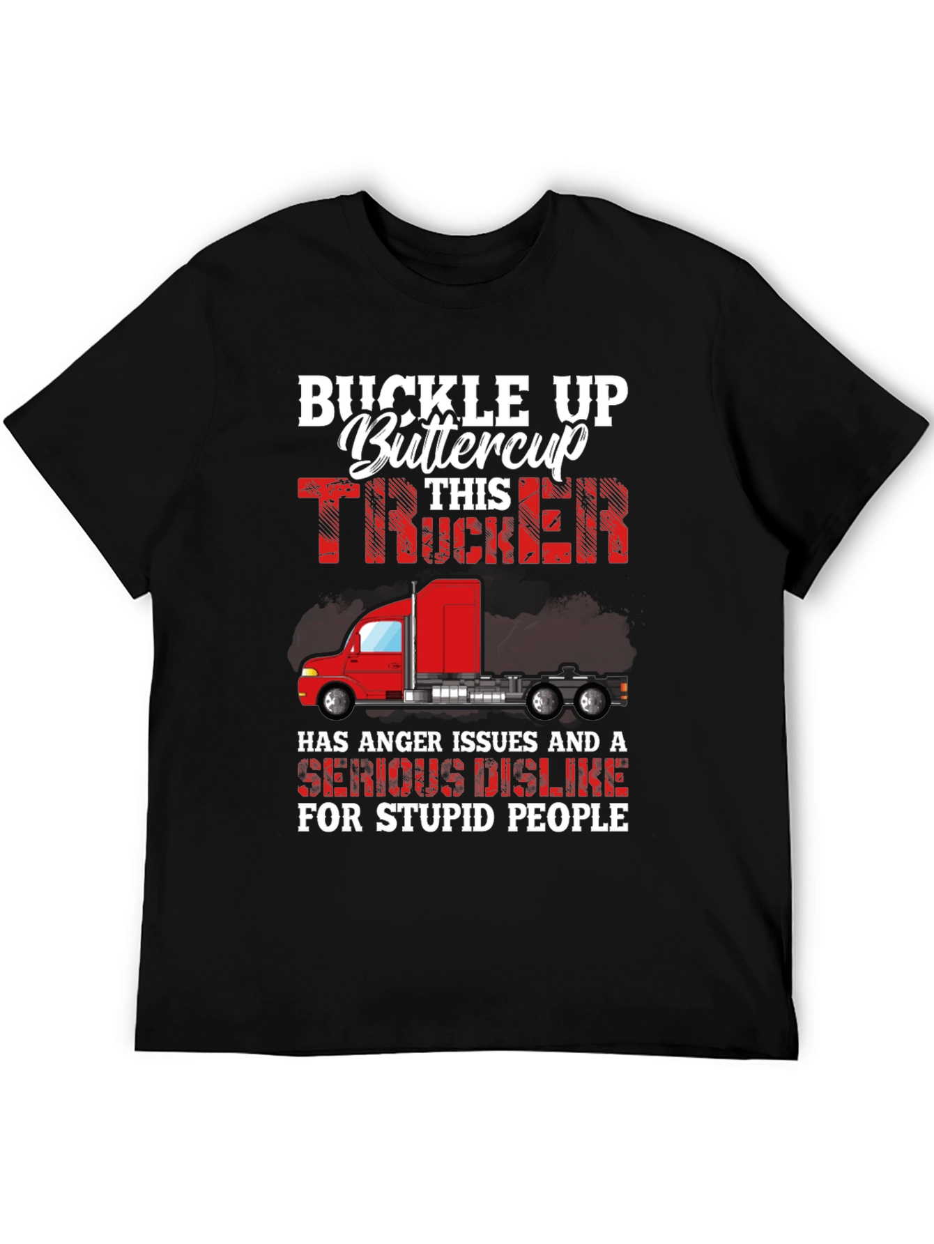 Buckle Up Trucker Graphic Tee