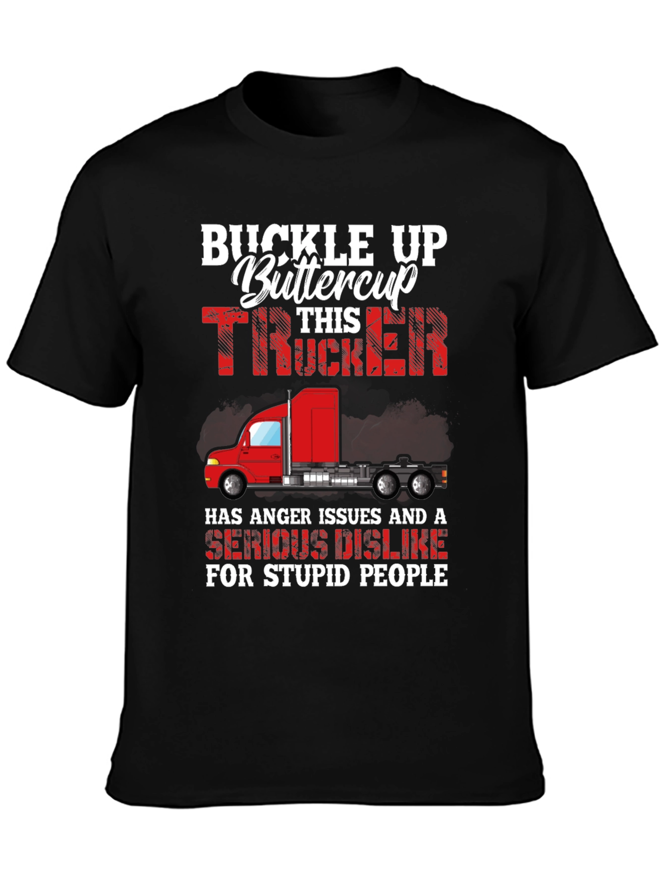 Buckle Up Trucker Graphic Tee