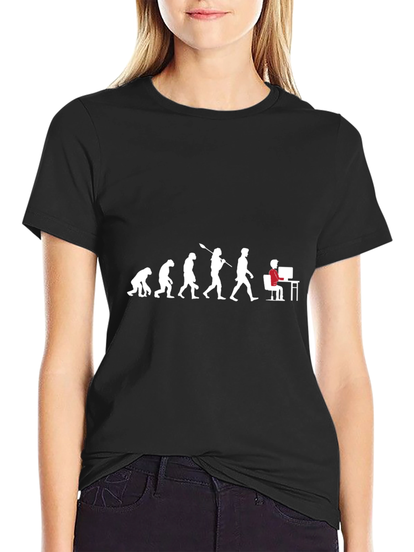 Evolution of the Programmer T-Shirt - Black