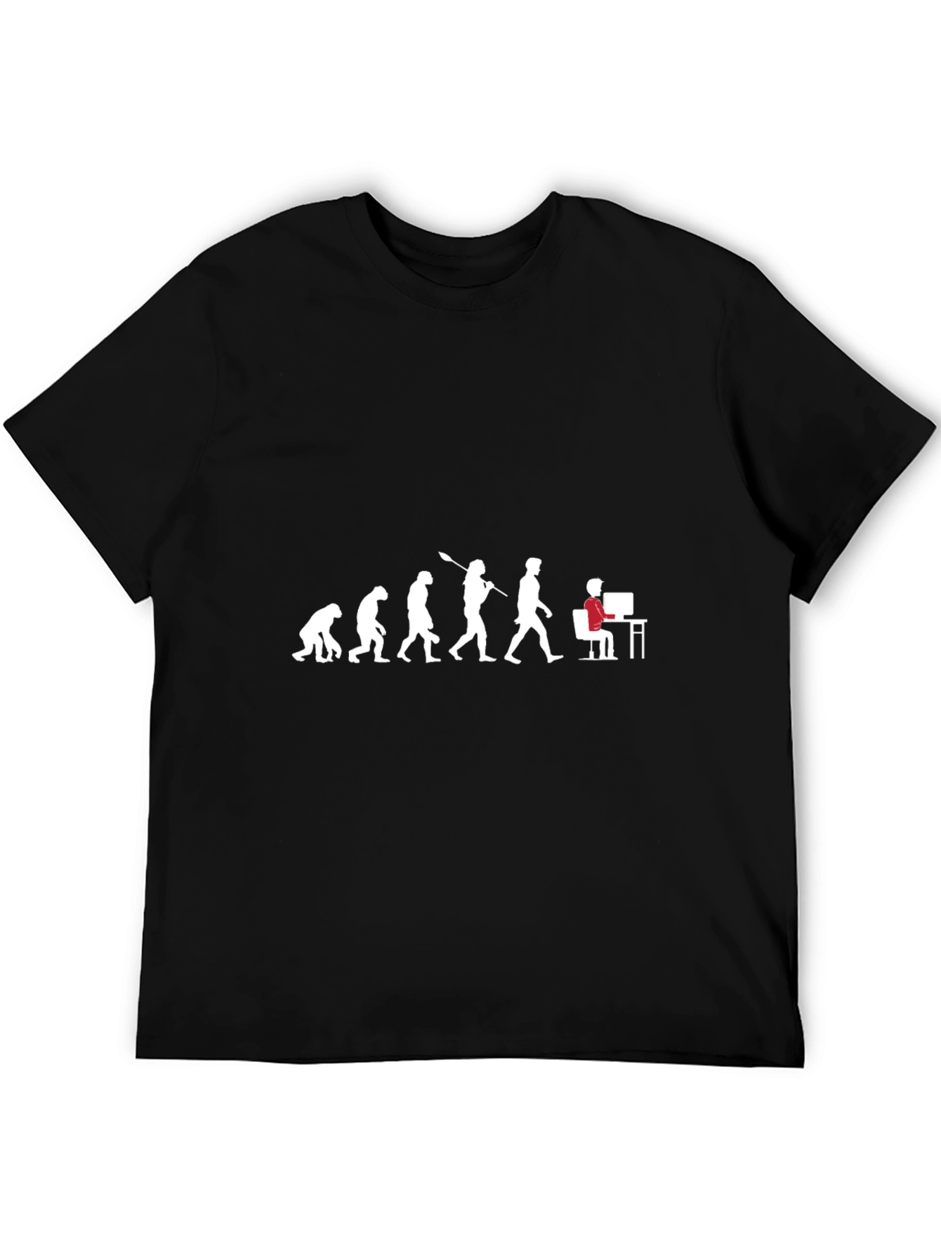 Evolution of the Programmer T-Shirt - Black