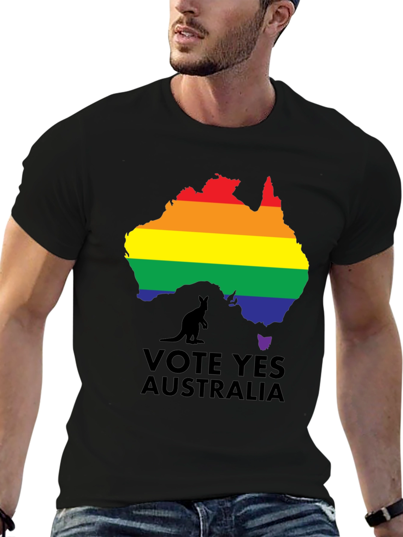 Vote Yes Australia LGBTQ+ Pride T-Shirt