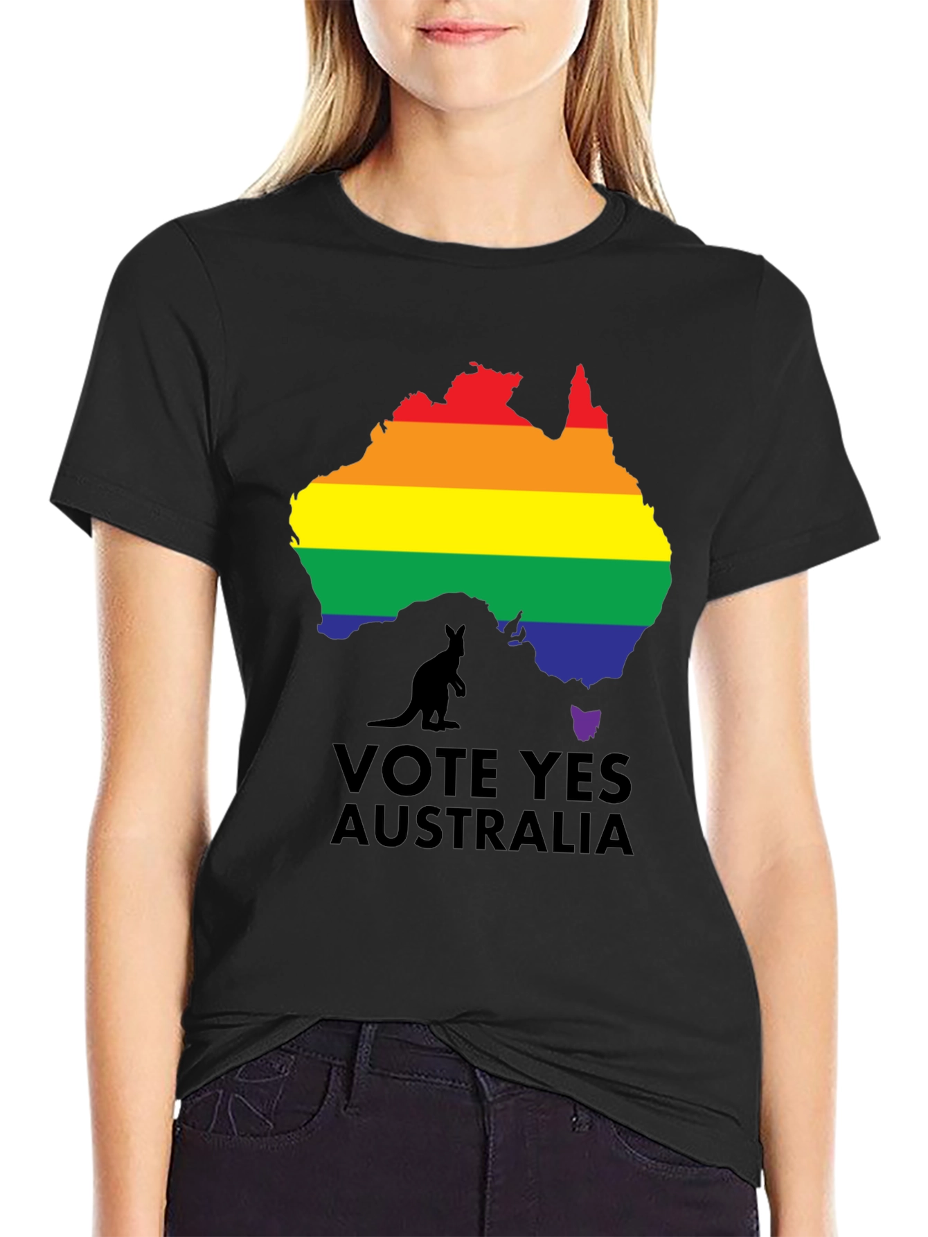 Vote Yes Australia LGBTQ+ Pride T-Shirt