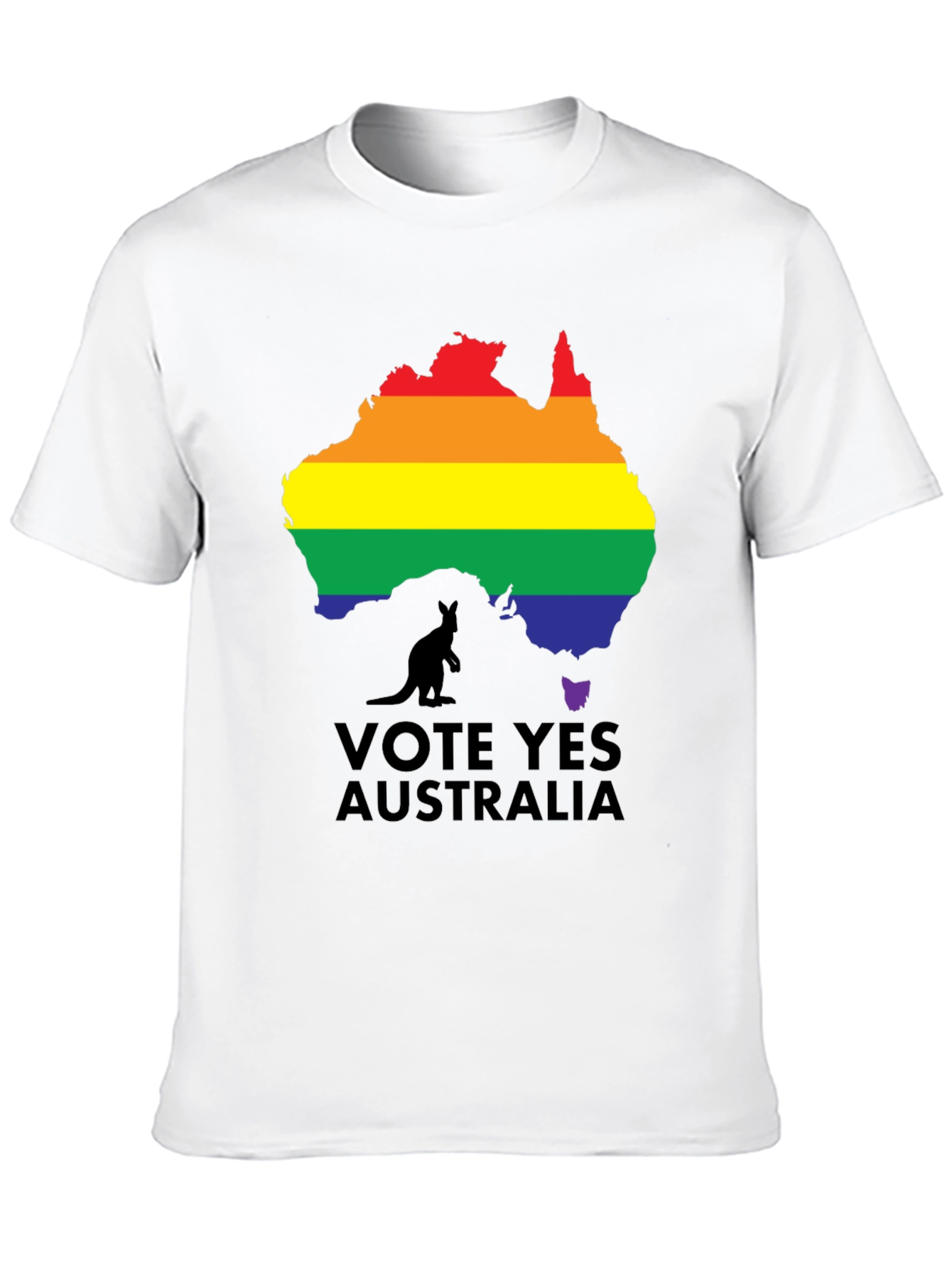 Vote Yes Australia LGBTQ+ Pride T-Shirt