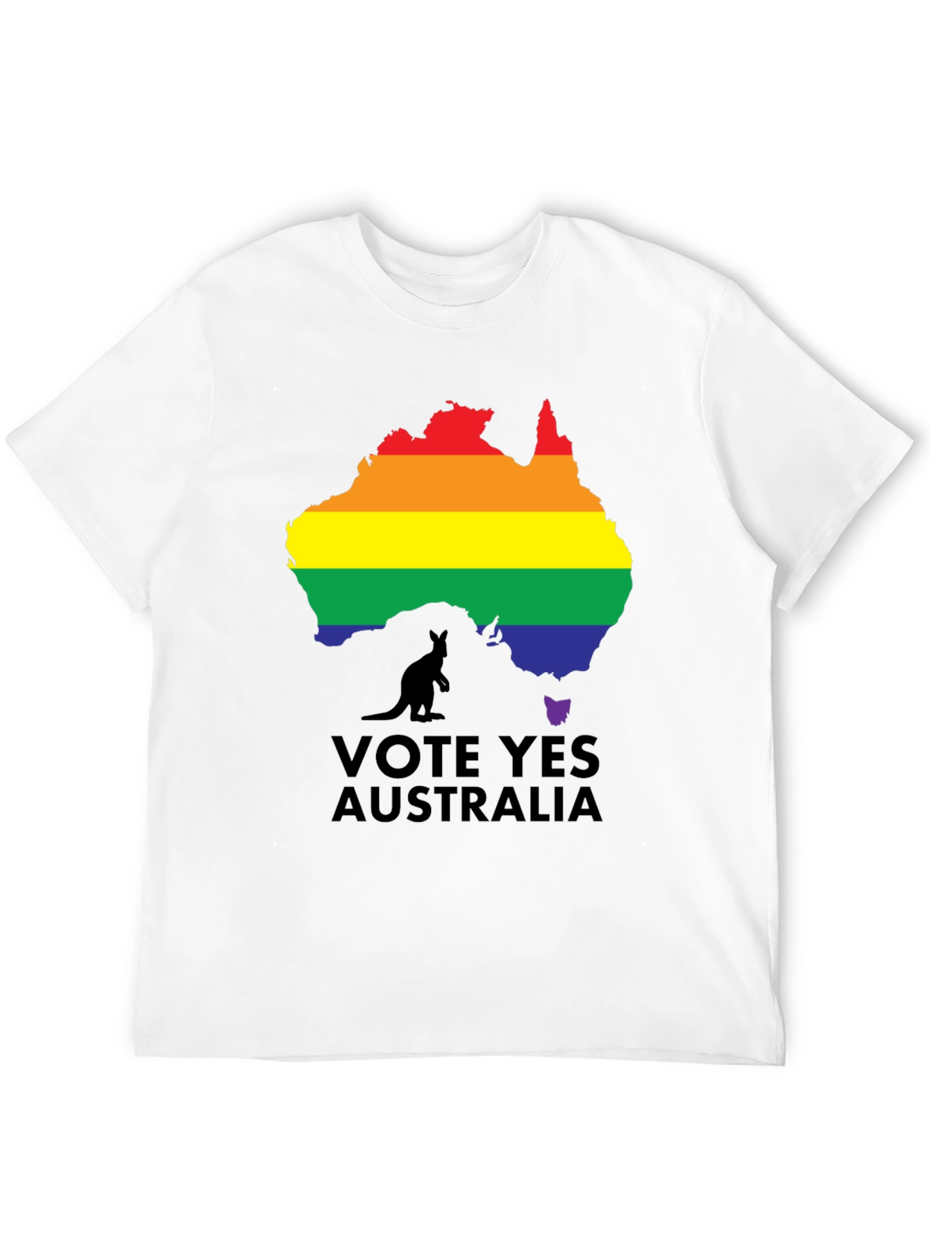Vote Yes Australia LGBTQ+ Pride T-Shirt