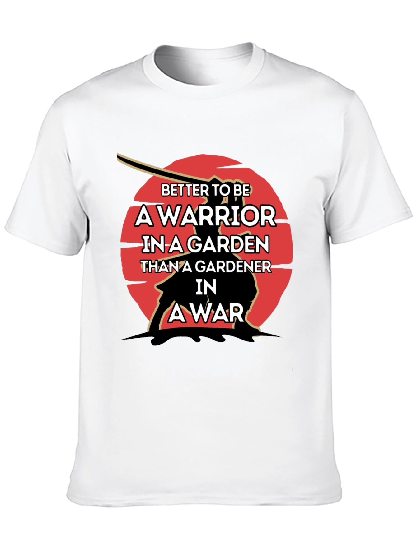 Warrior in a Garden Graphic Tee