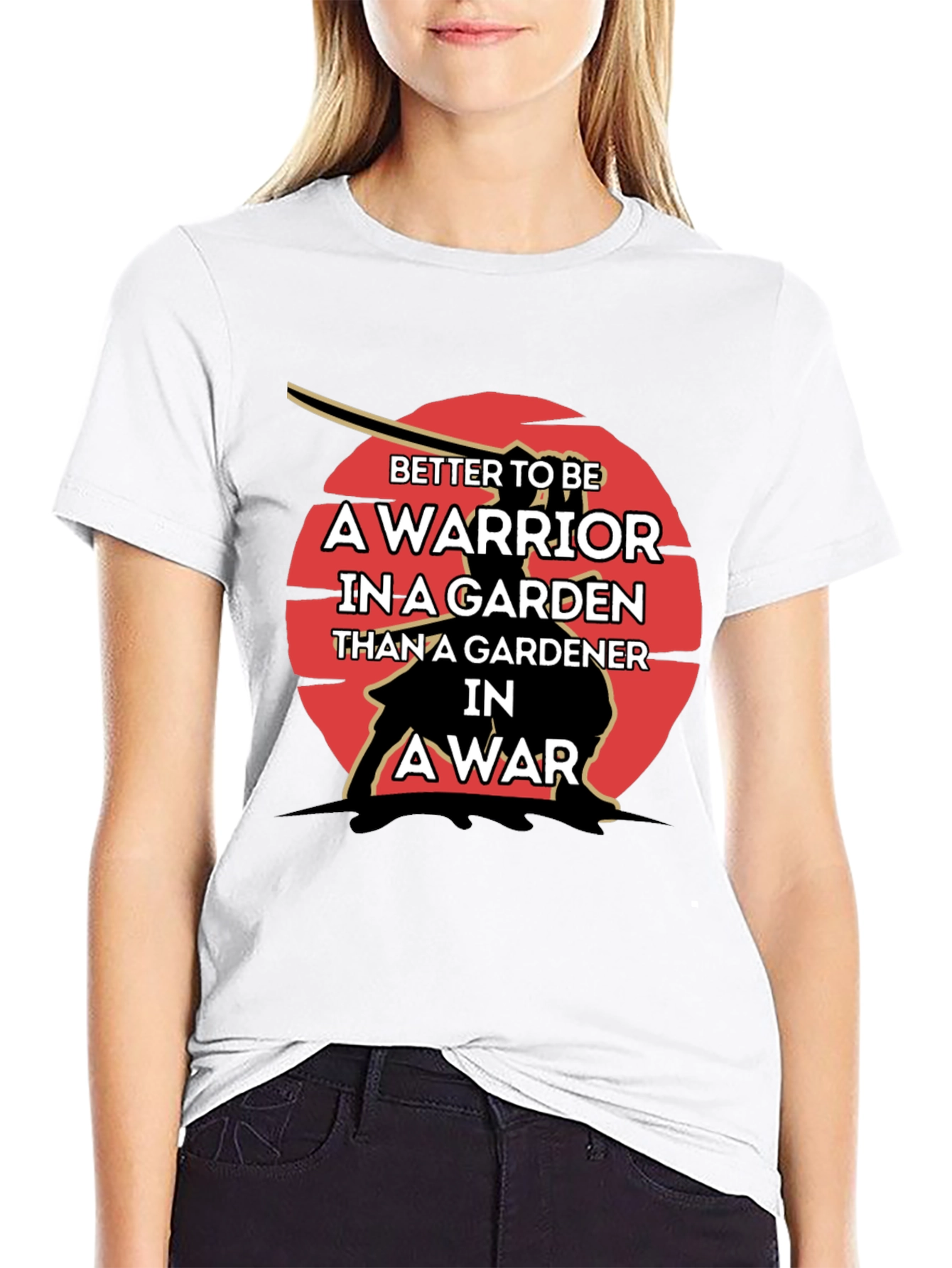 Warrior in a Garden Graphic Tee