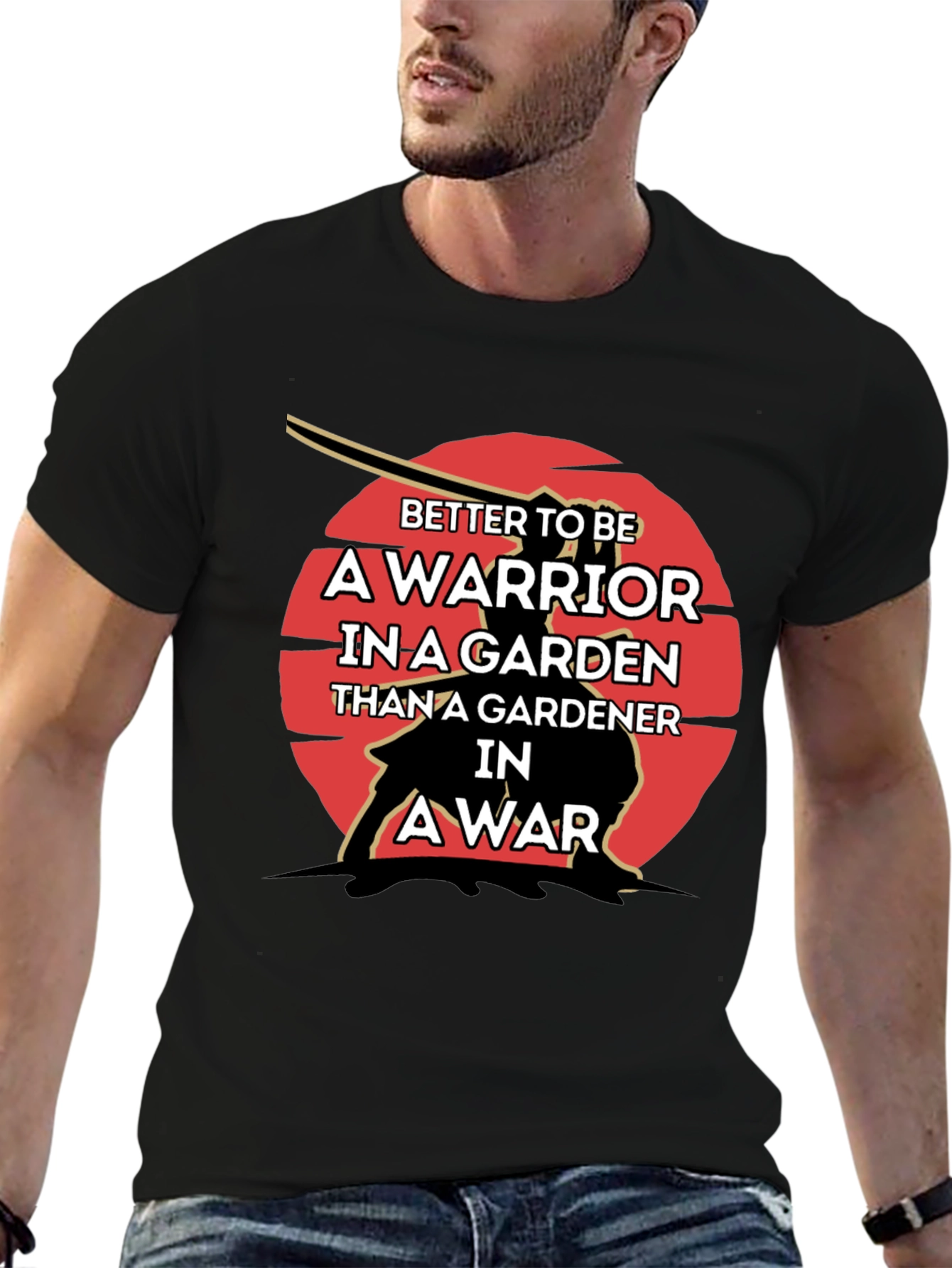 Warrior in a Garden Graphic Tee