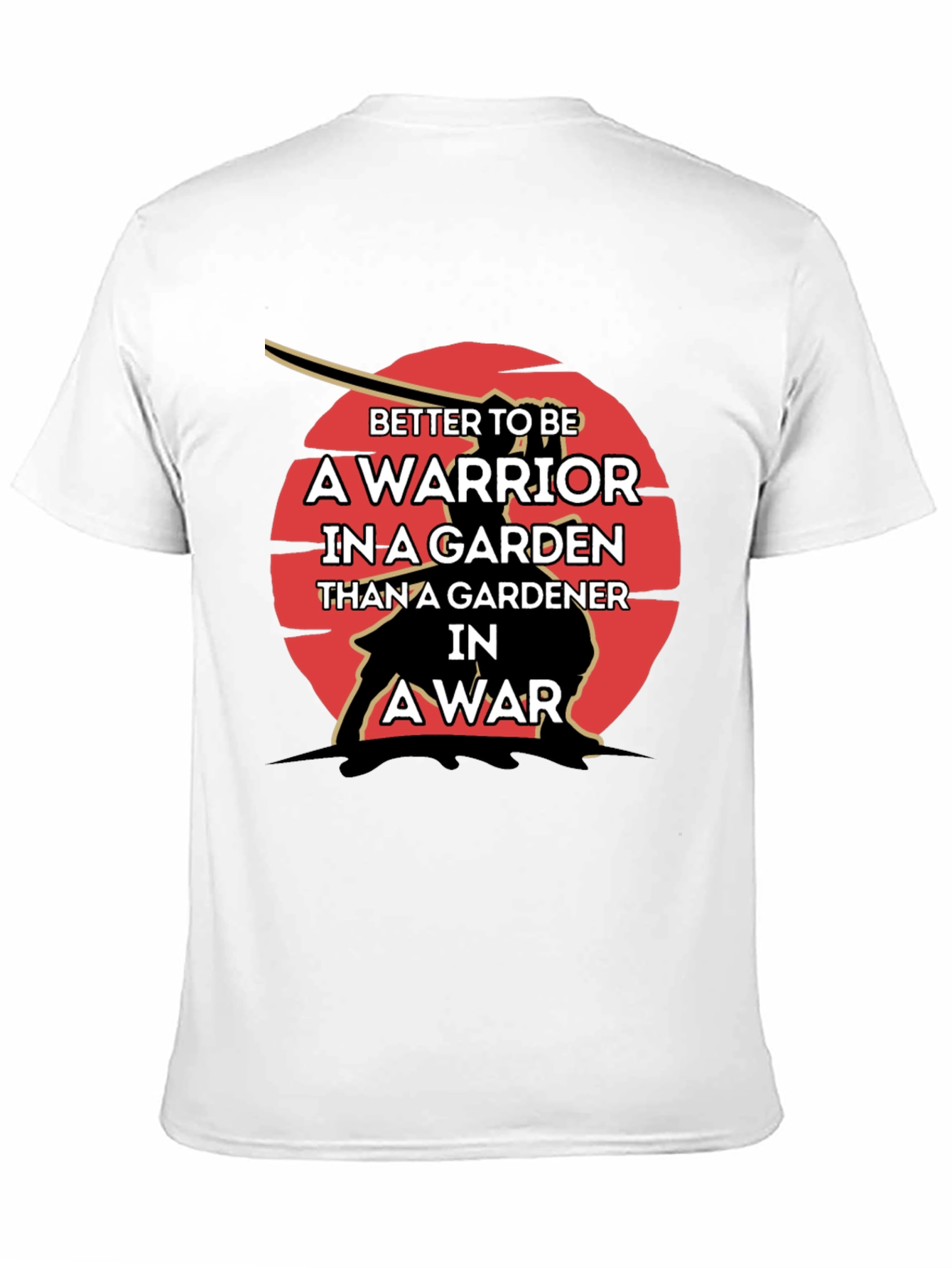 Warrior in a Garden Graphic Tee
